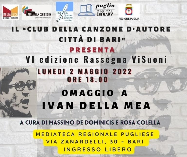 “Omaggio a Ivan Della Mea” presentato dal “Club della Canzone d’Autore” - 2 maggio 2022