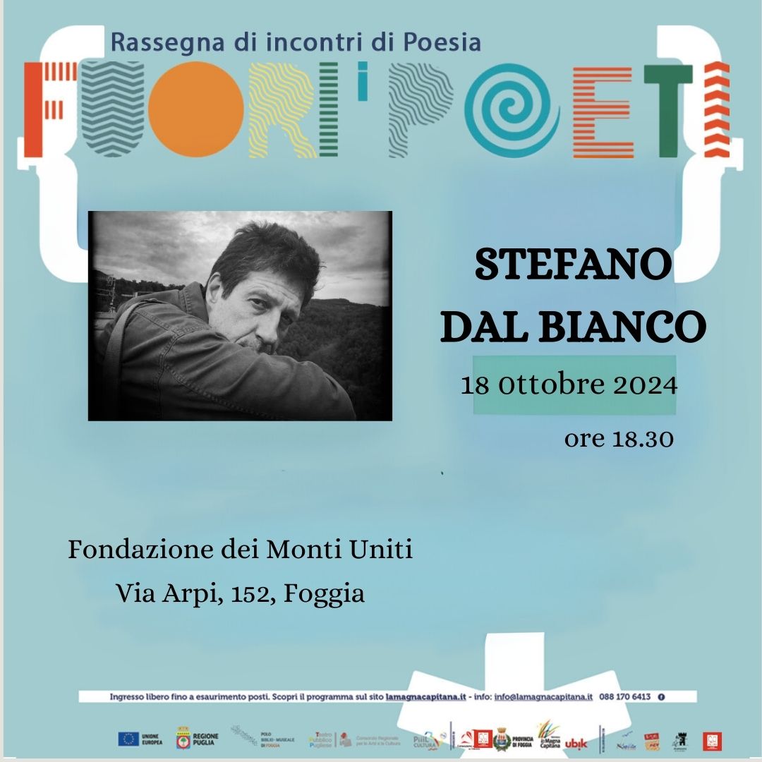 Silvia Bre e il vincitore dello Strega Poesia, Stefano Dal Bianco, a Fuori i Poeti