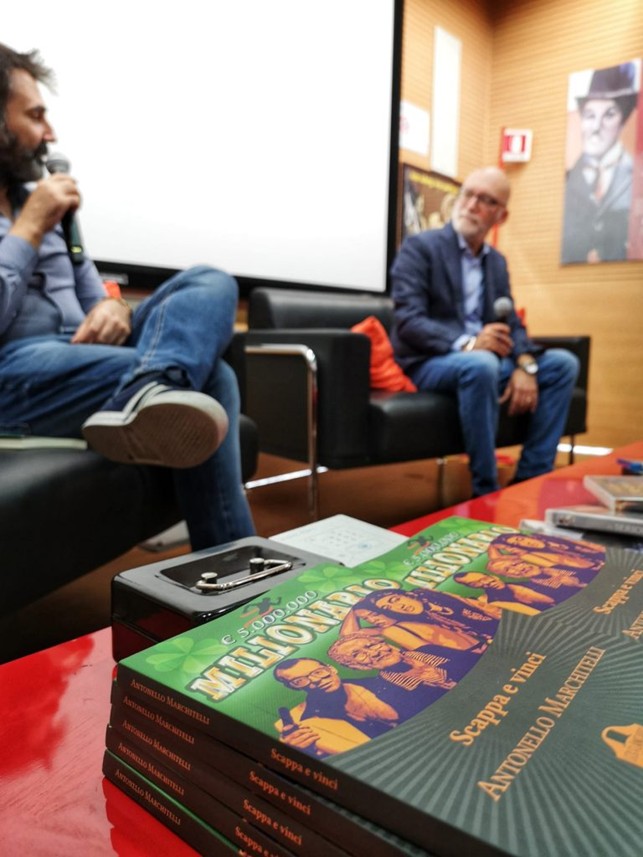 Presentazione di “Scappa e vinci”, il nuovo romanzo di Antonello Marchitelli - 21 ottobre 2021