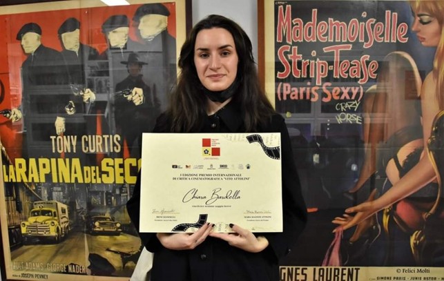 “Premio Internazionale di Critica Cinematografica Vito Attolini” - I Edizione - 16 dicembre 2021