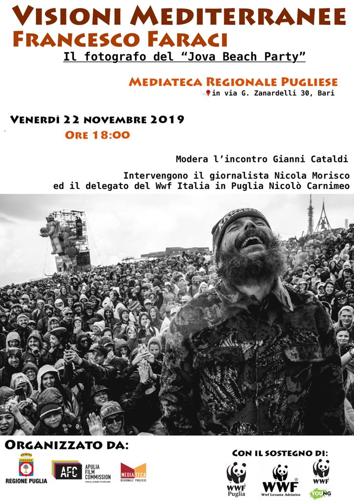 Locandina Incontro con il fotografo Francesco Faraci_22_11_19