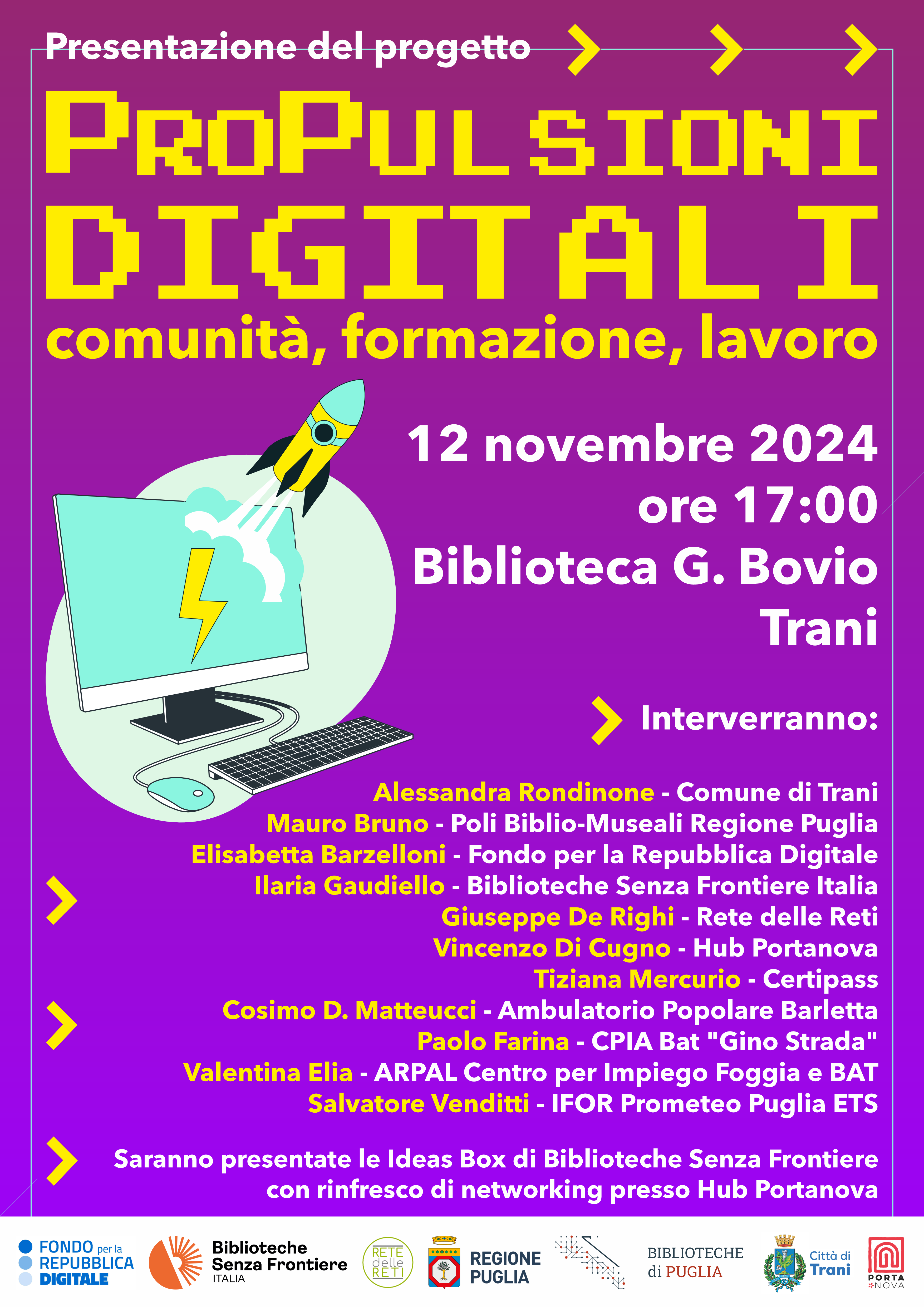 Presentazione del progetto “(PRO)Pulsioni Digitali