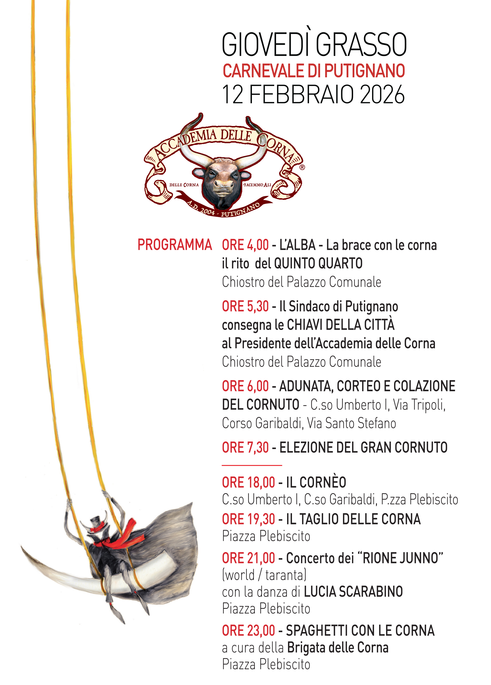 il Giovedì Grasso dell’Accademia delle Corna