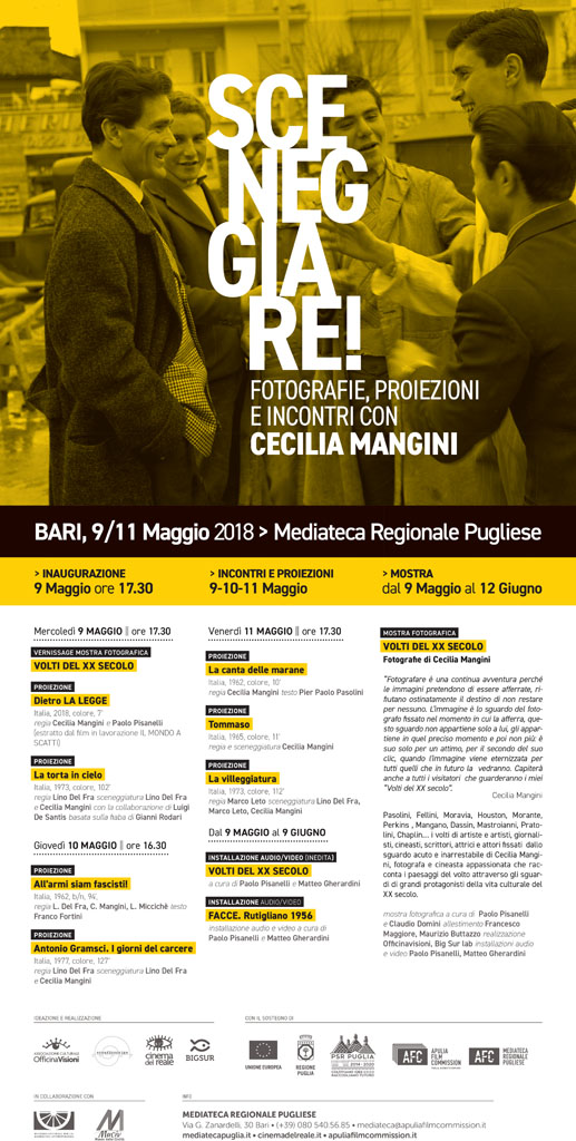 Sceneggiare Incontri-Mostra con Cecilia Mangini
