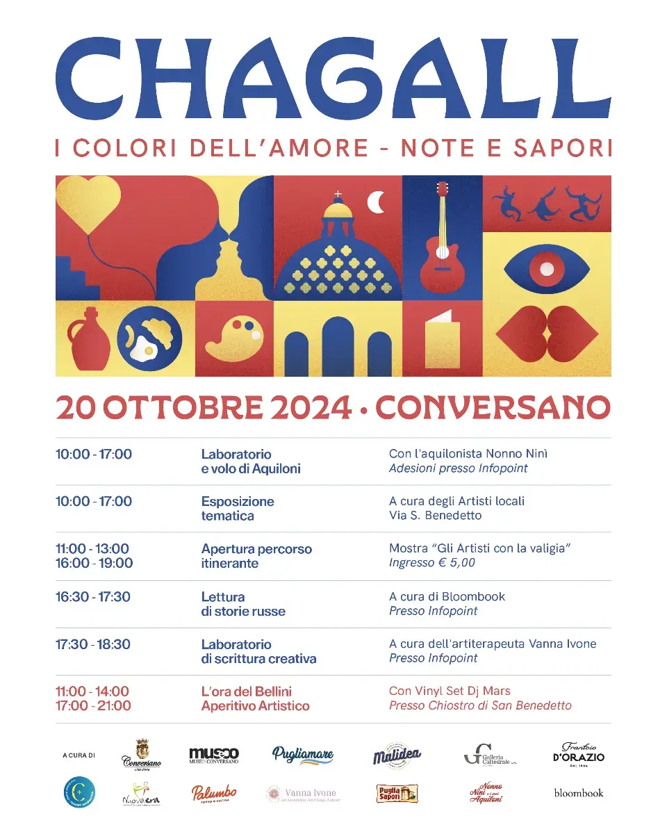 Chagall, i colori dell'amore - Note e sapori