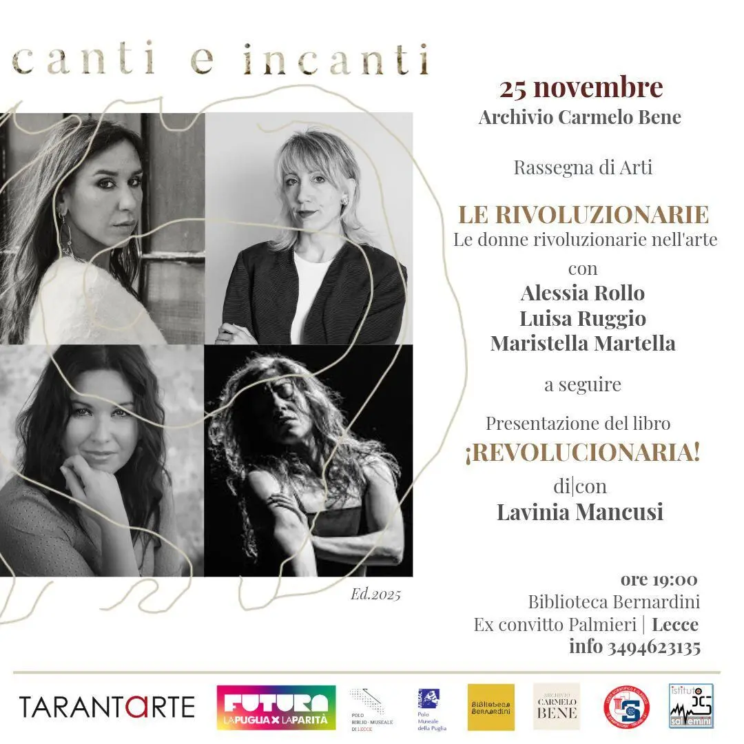 LE RIVOLUZIONARIE CANTI E INCANTI 2025