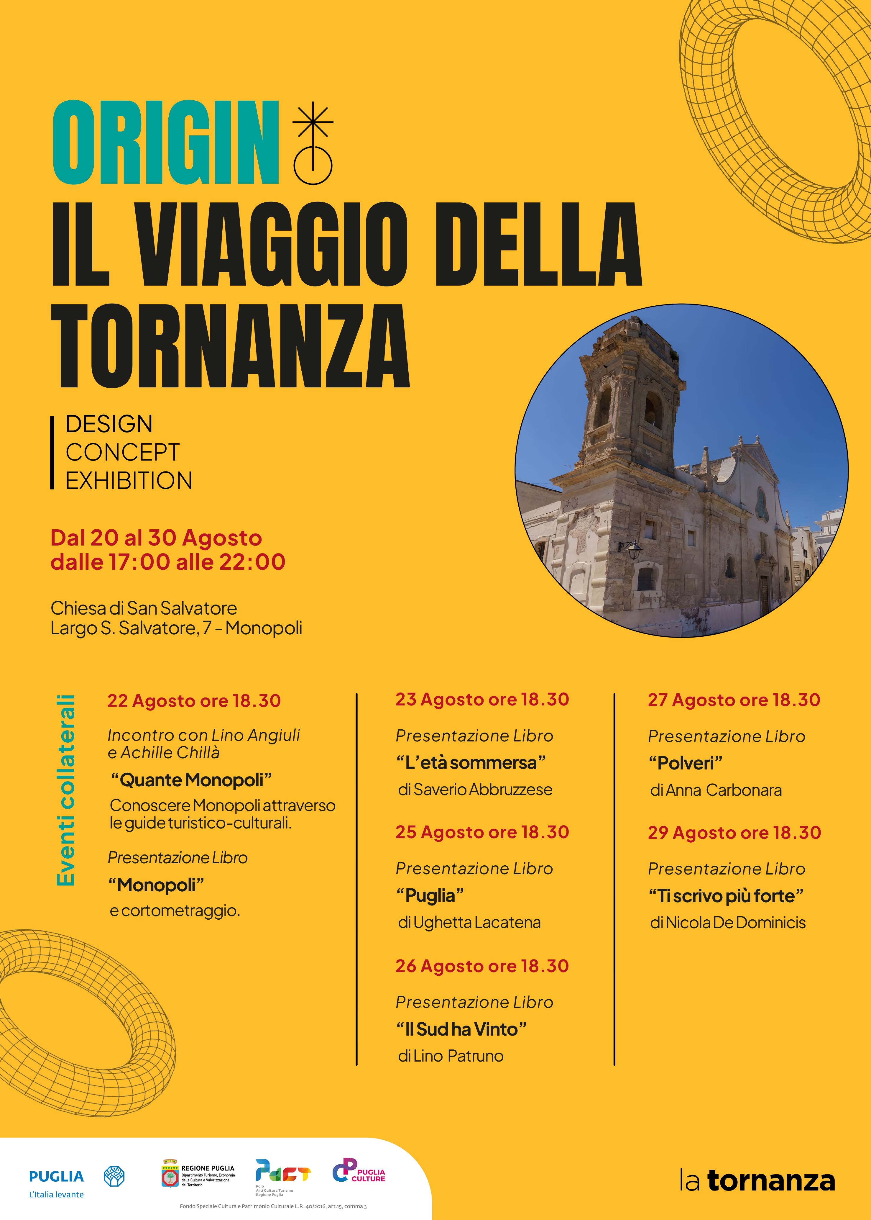 Mostra "Origin - Il viaggio della Tornanza"