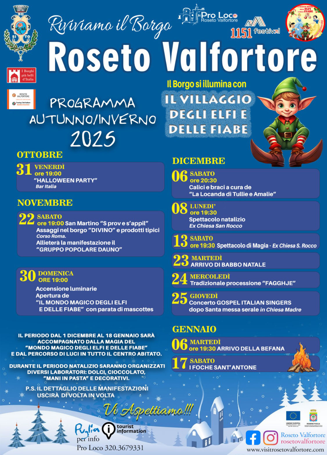 Roseto Valfortore, il borgo che diventa una fiaba: torna "Il Villaggio degli Elfi e delle Fiabe"