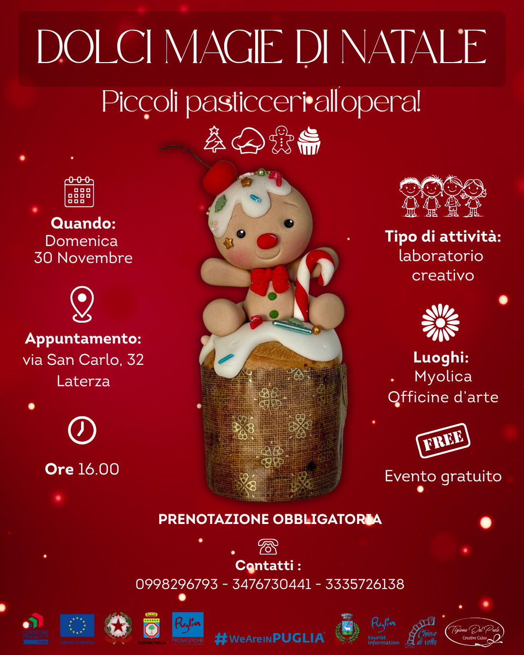 Dolci Magie di Natale - Piccoli Pasticceri all'Opera!