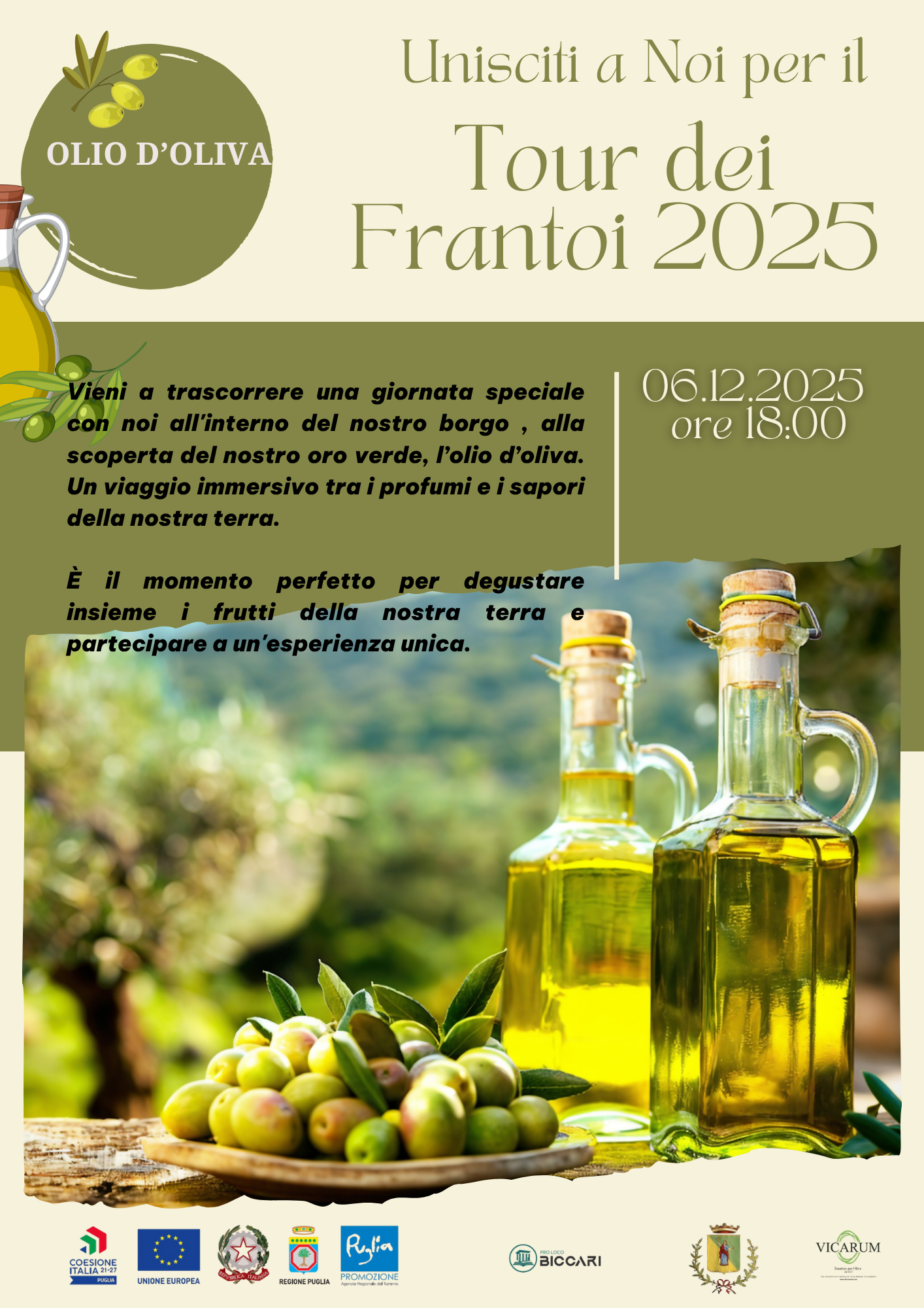 Tour Frantoi_degustazione olio novello