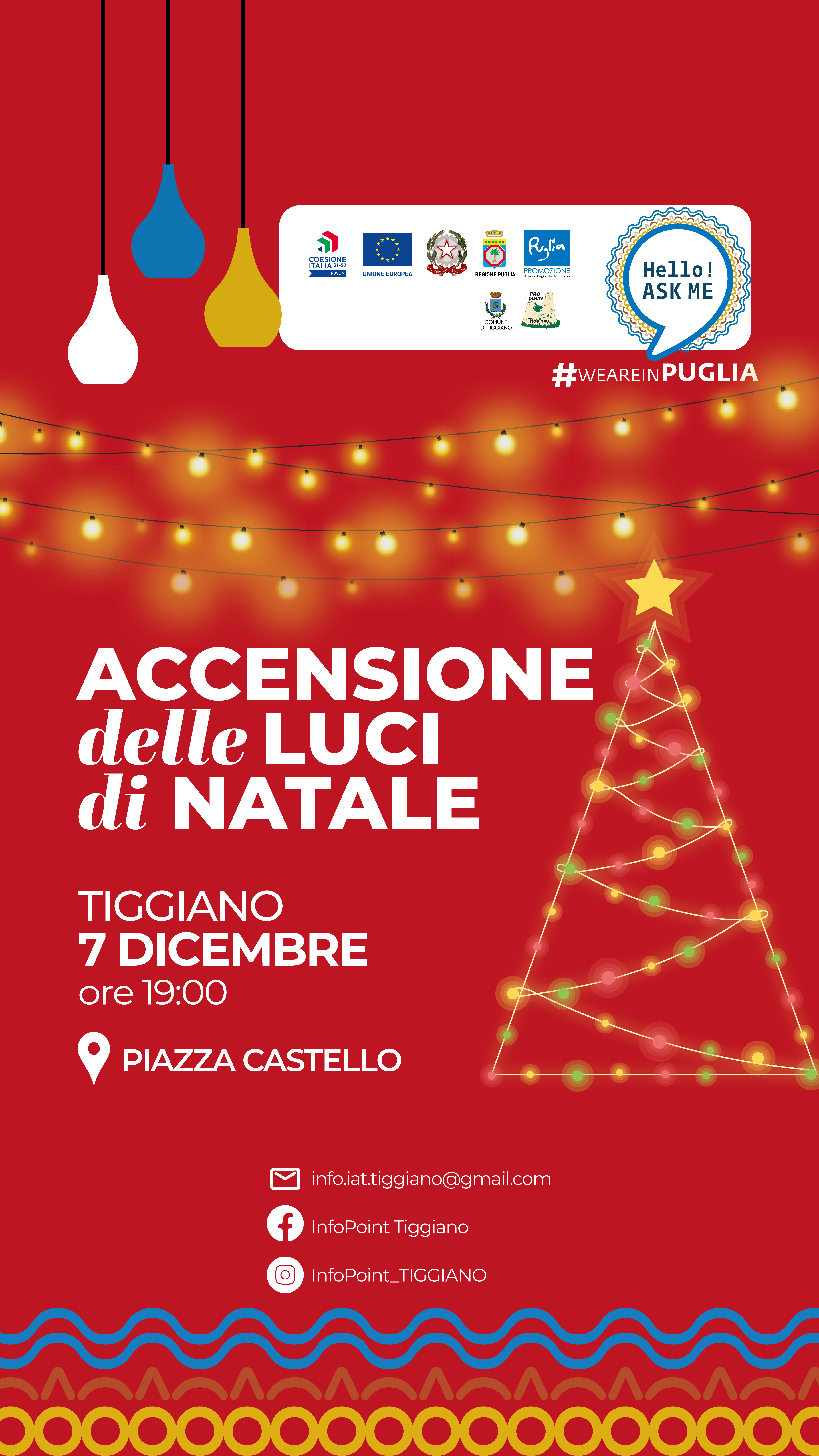 ACCENSIONE DELLE LUCI DI NATALE