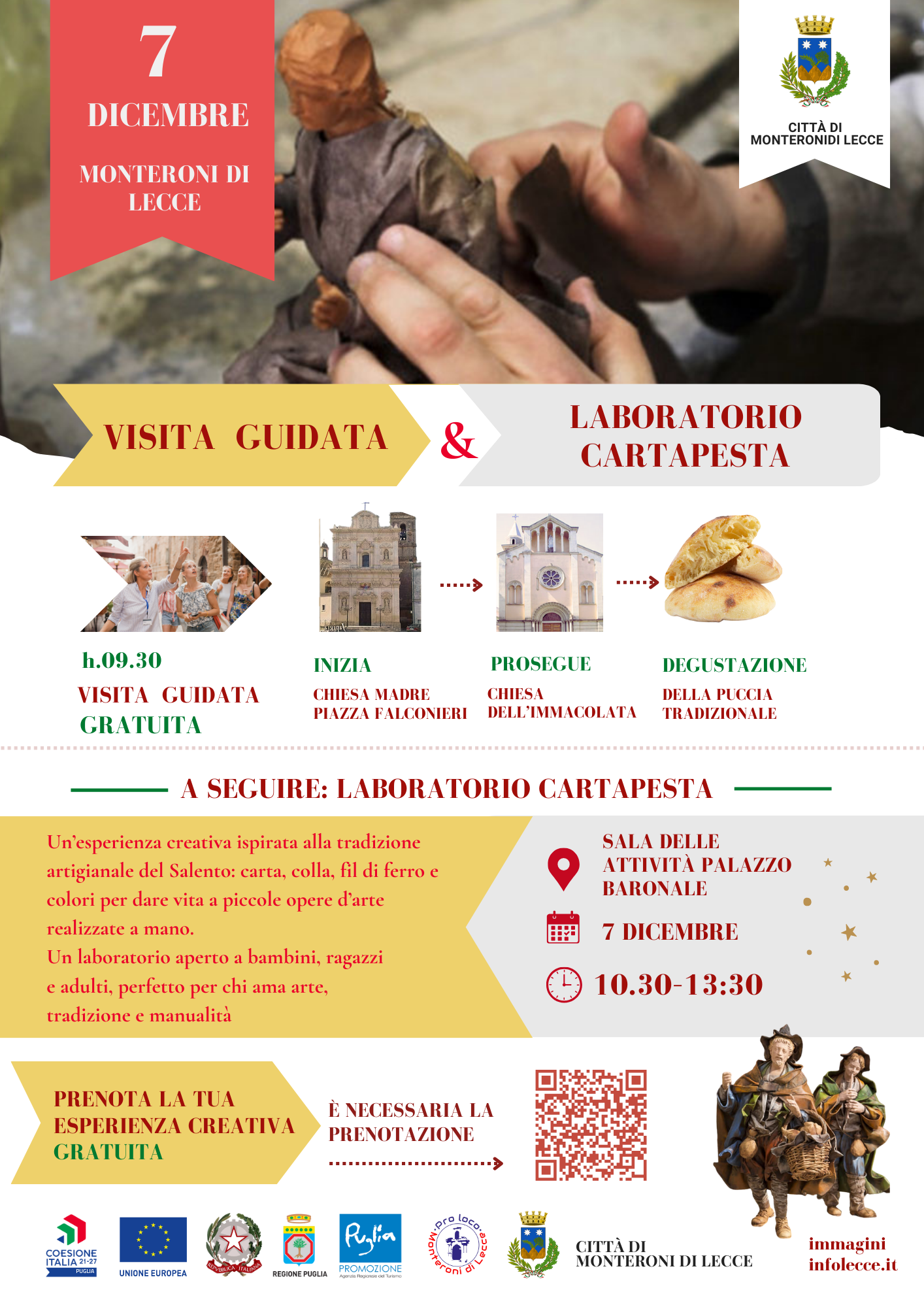 "Mani in carta: laboratorio di cartapesta salentina"