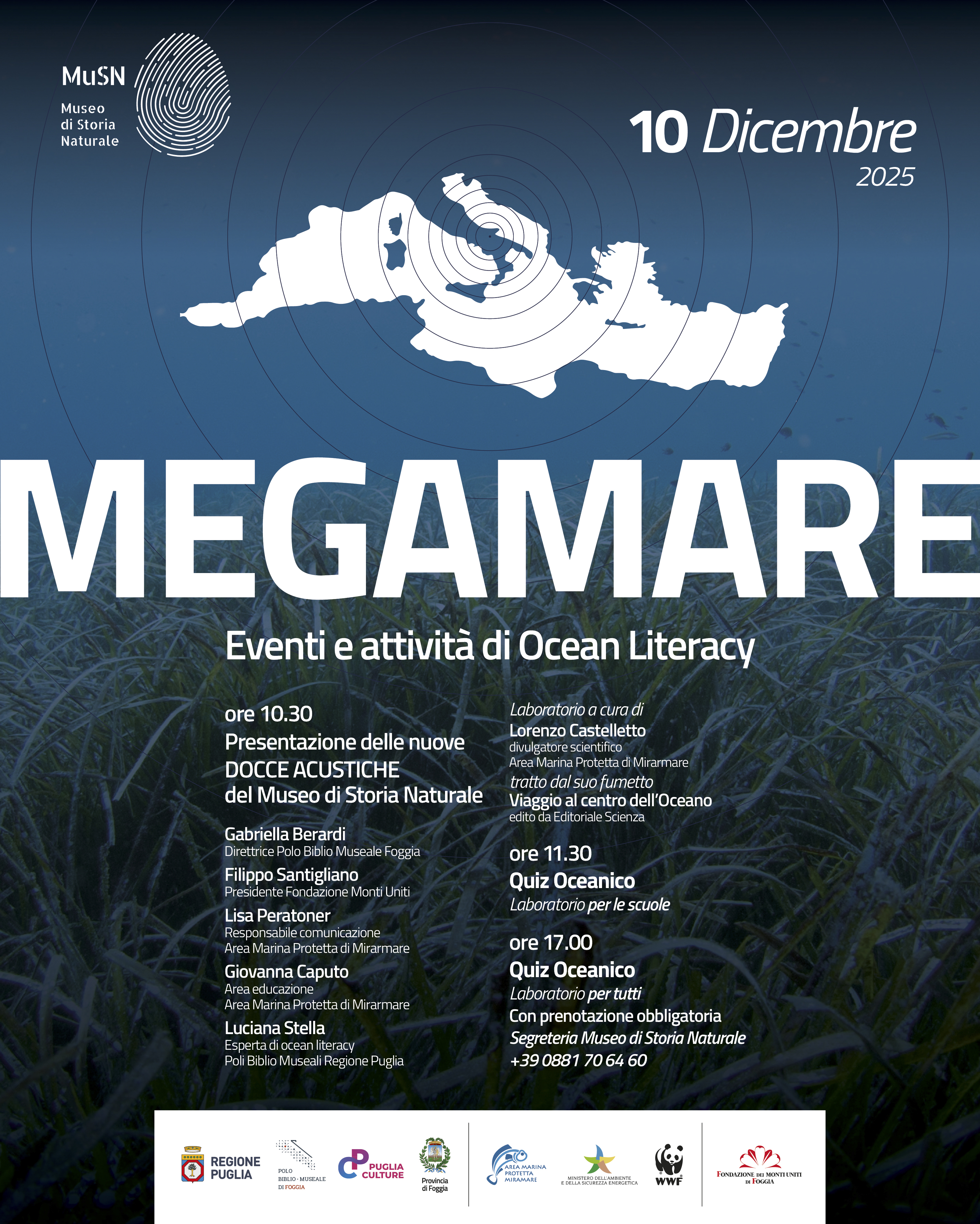 Per la prima volta in Puglia: due docce acustiche portano il mare al museo