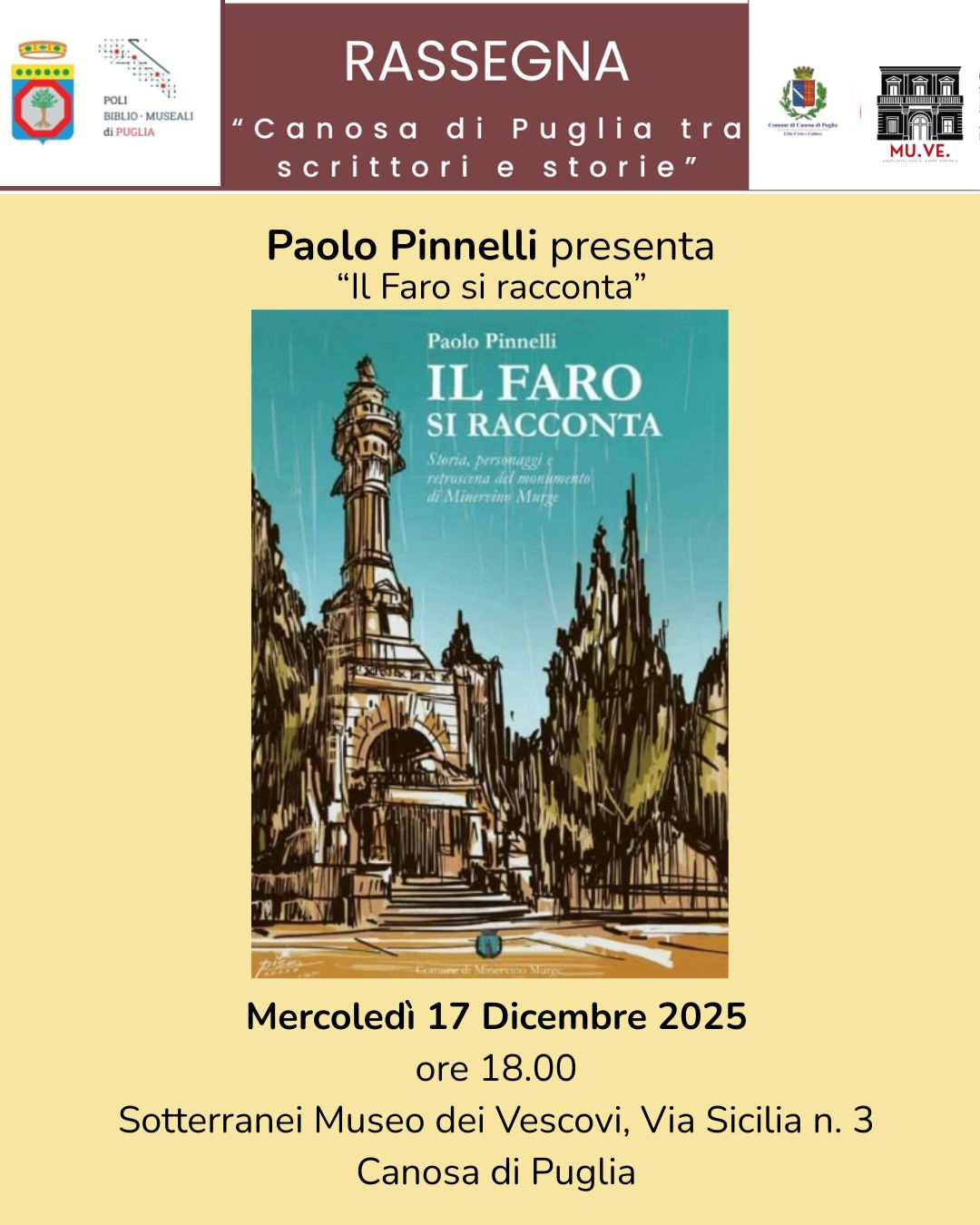 Rassegna libraria 'Canosa di Puglia tra scrittori e storie'