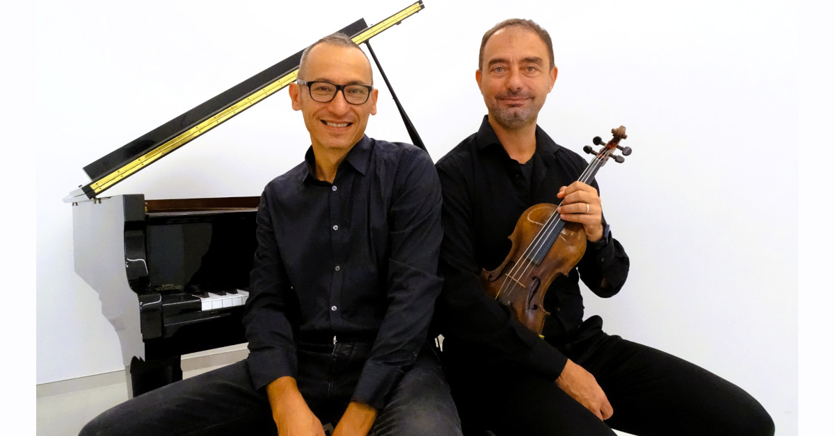 "UN VIOLINO IN VALIGIA" - WALTER FOLLIERO - VITO COFANO, duo violino e pianoforte