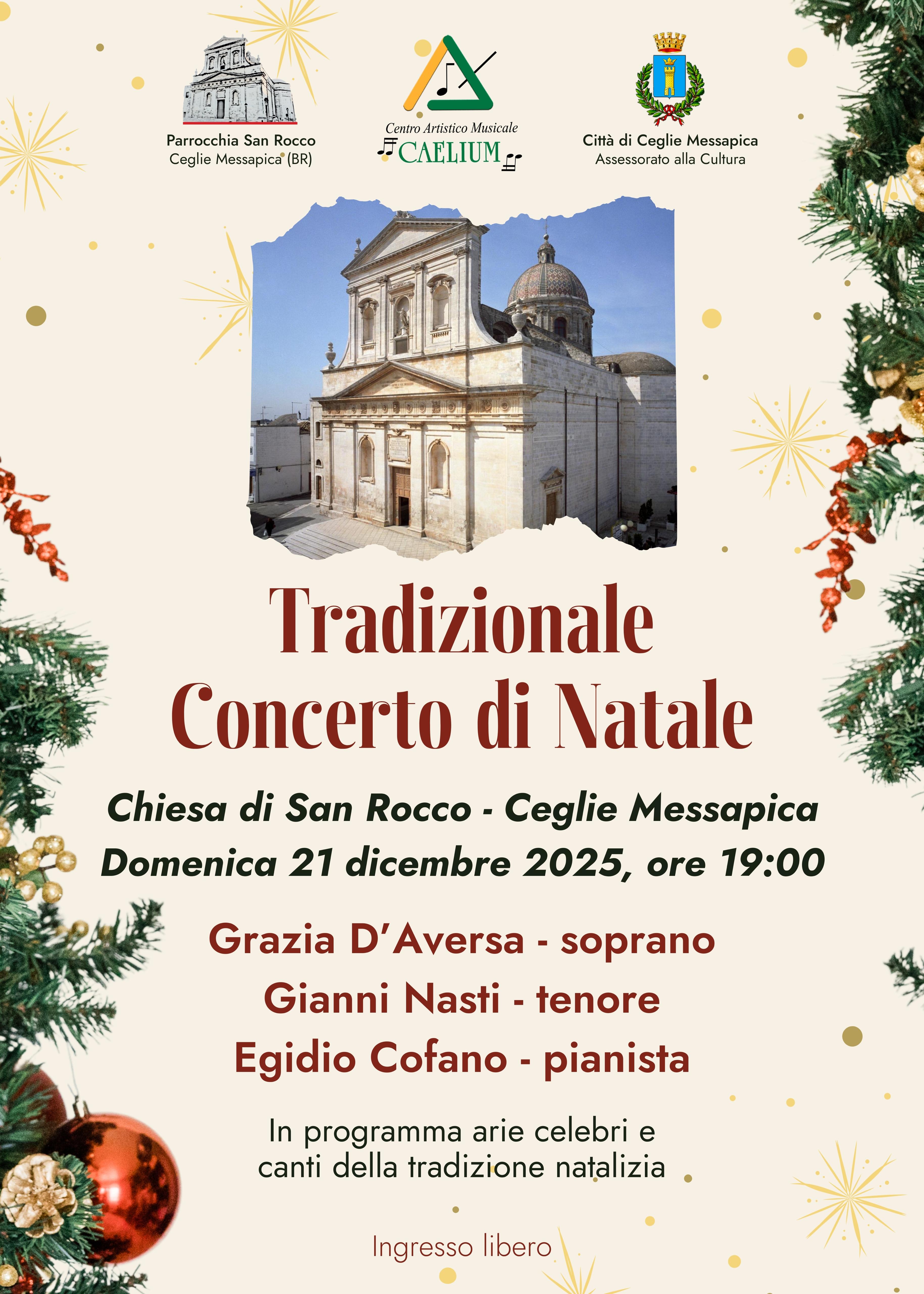 TRADIZIONALE CONCERTO DI NATALE