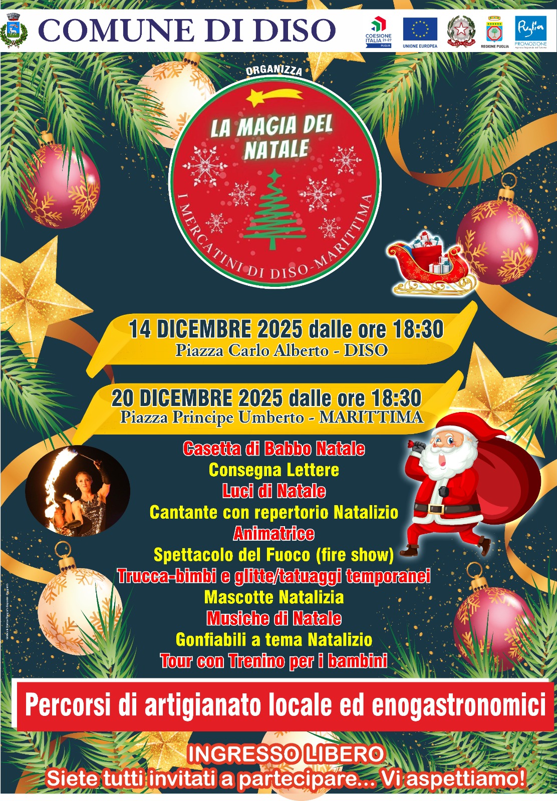 Mercatini natalizi a  Diso