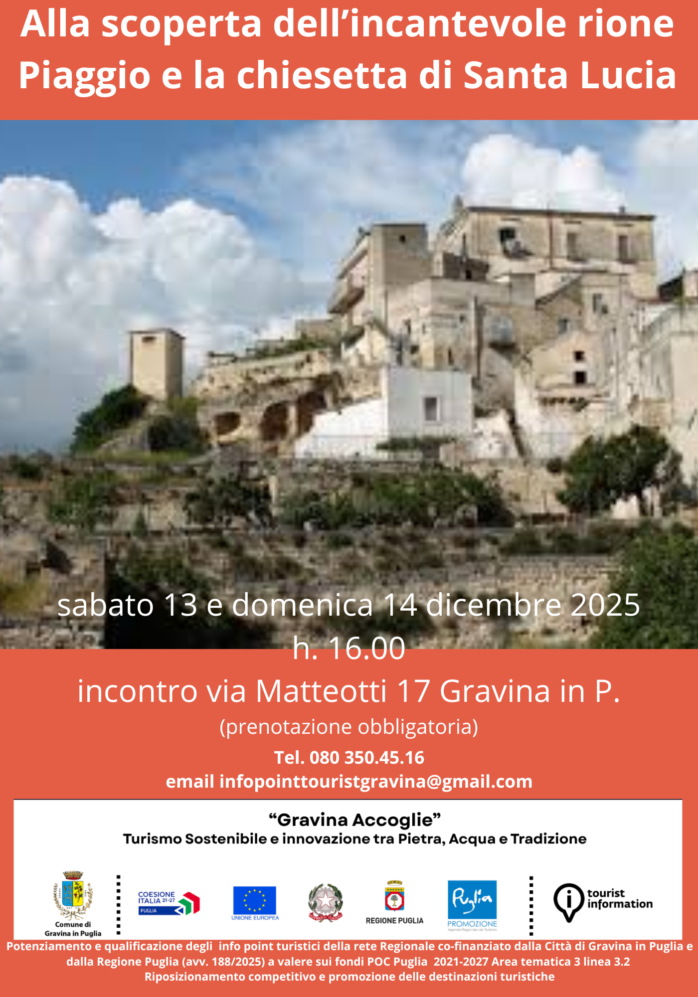 Alla ri scoperta del rione antico Piaggio e la chiesa Santa Lucia