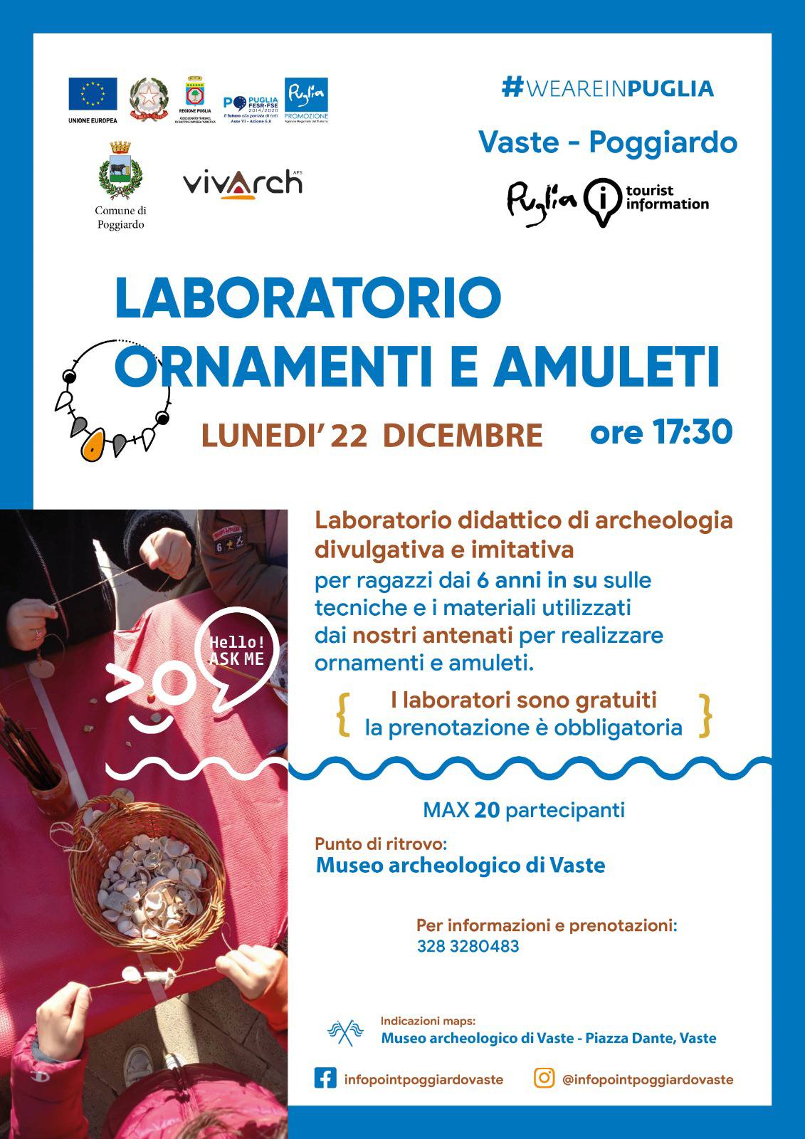 Laboratorio di ornamenti e amuleti