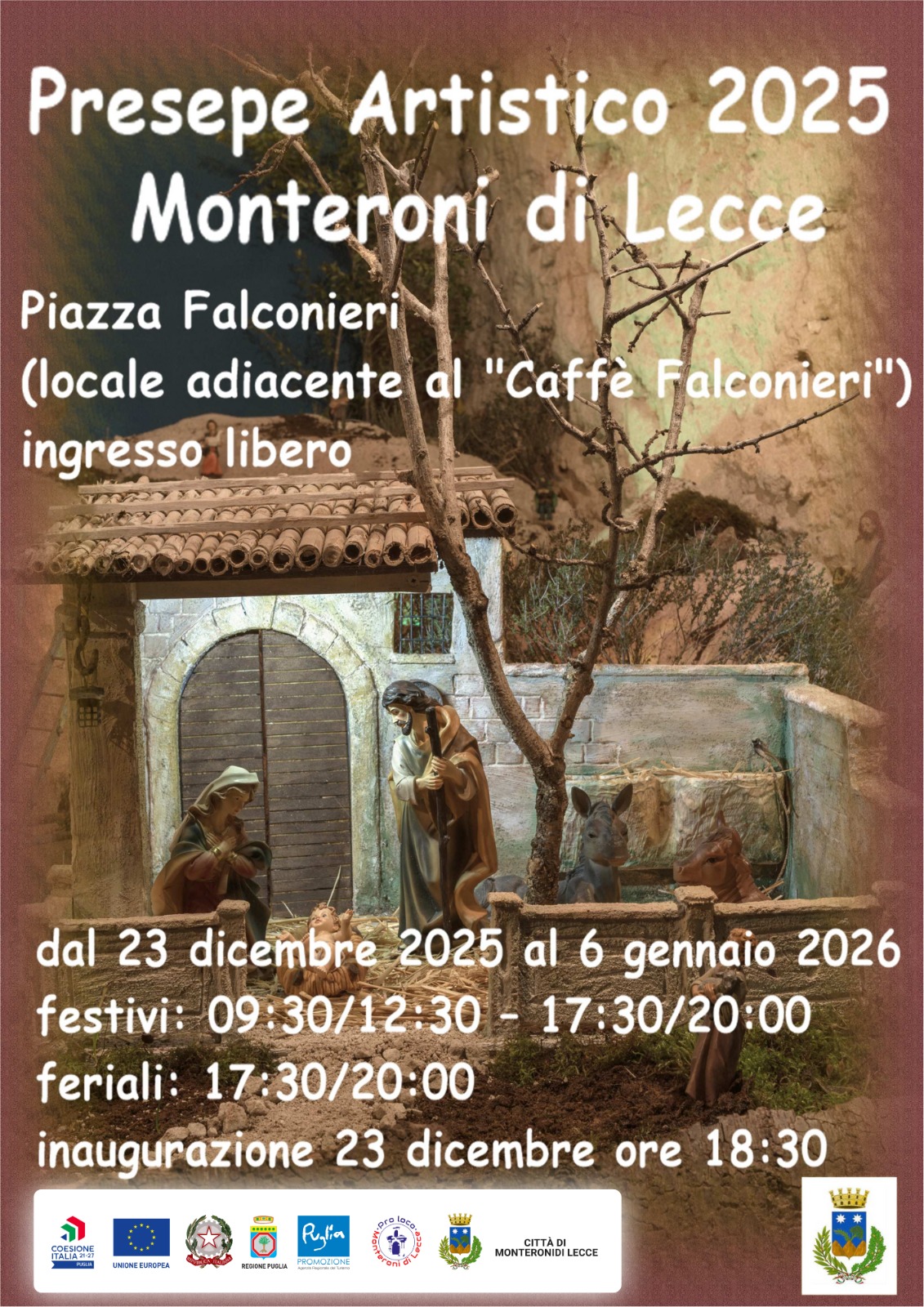 Presepe Artistico 2025 a Monteroni di Lecce
