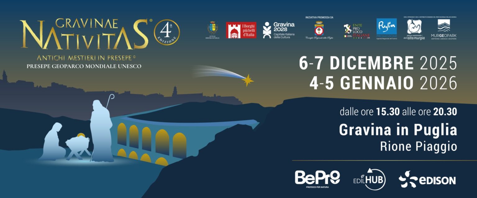 Gravinae Nativitas Presepe vivente antichi mestieri