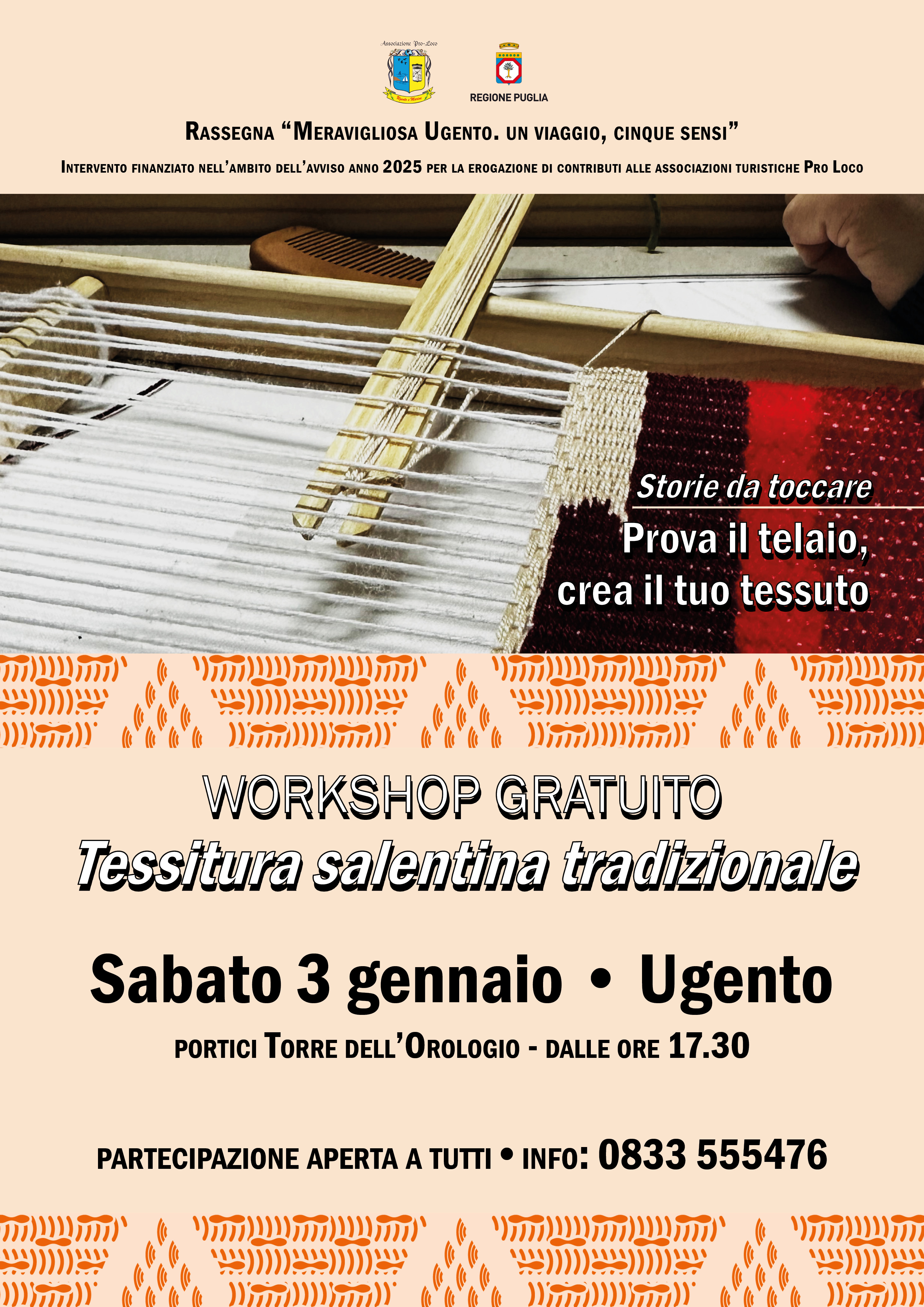 Storie da toccare: workshop di tessitura salentina tradizionale