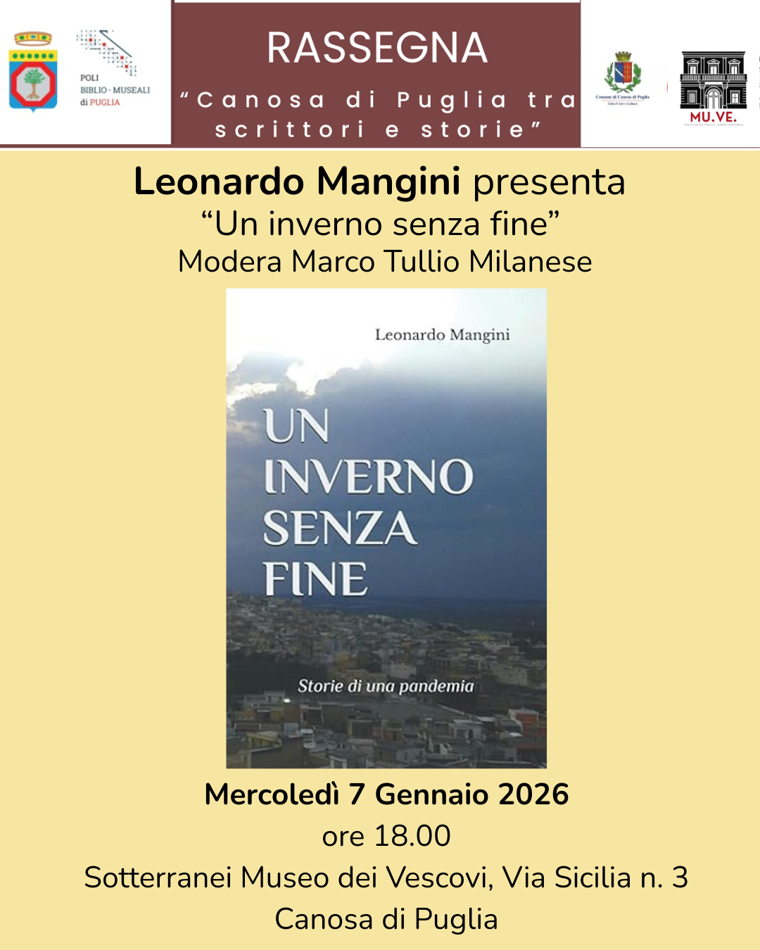 Rassegna libraria 'Canosa di Puglia tra scrittori e storie'