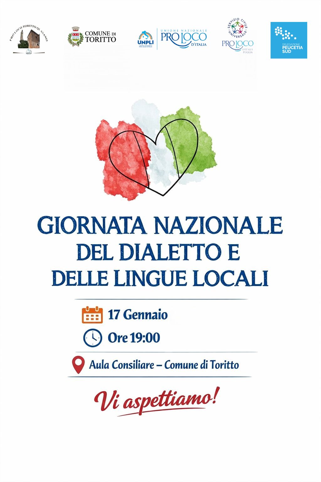 Giornata nazionale del dialetto e delle lingue locali 2026