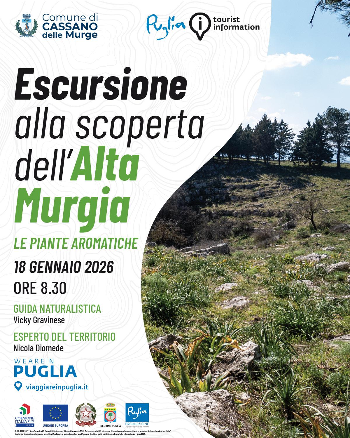Escursione alla scoperta dell'Alta Murgia - Le piante aromatiche