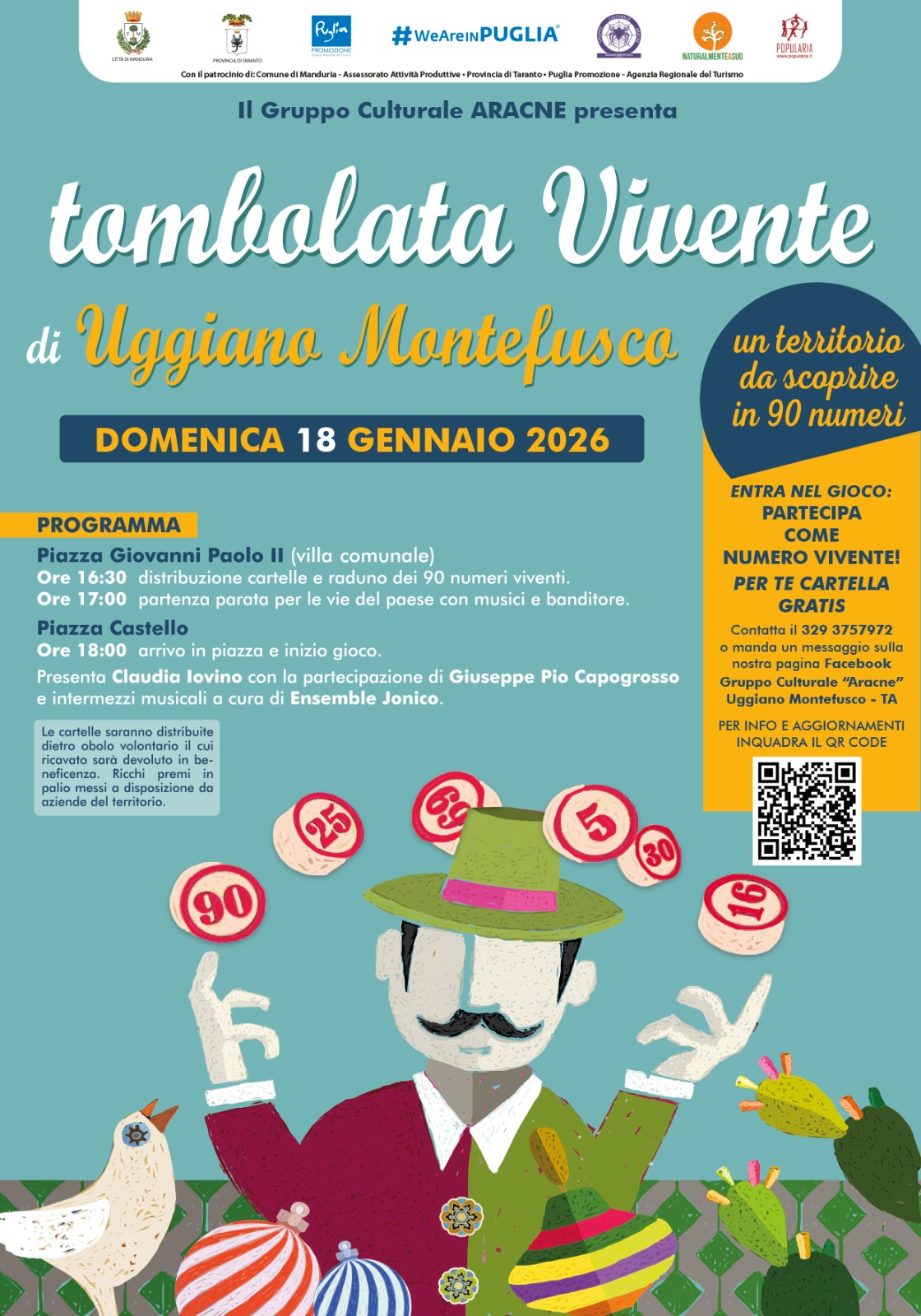 Tombolata vivente di Uggiano Montefusco - Un territorio da scoprire in 90 numeri