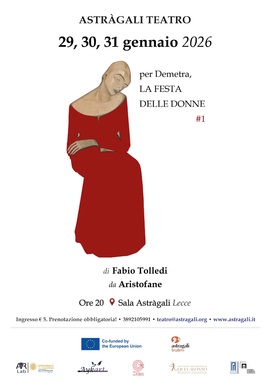 Anteprima assoluta della produzione internazionale "Per Demetra. La Festa delle Donne#1"