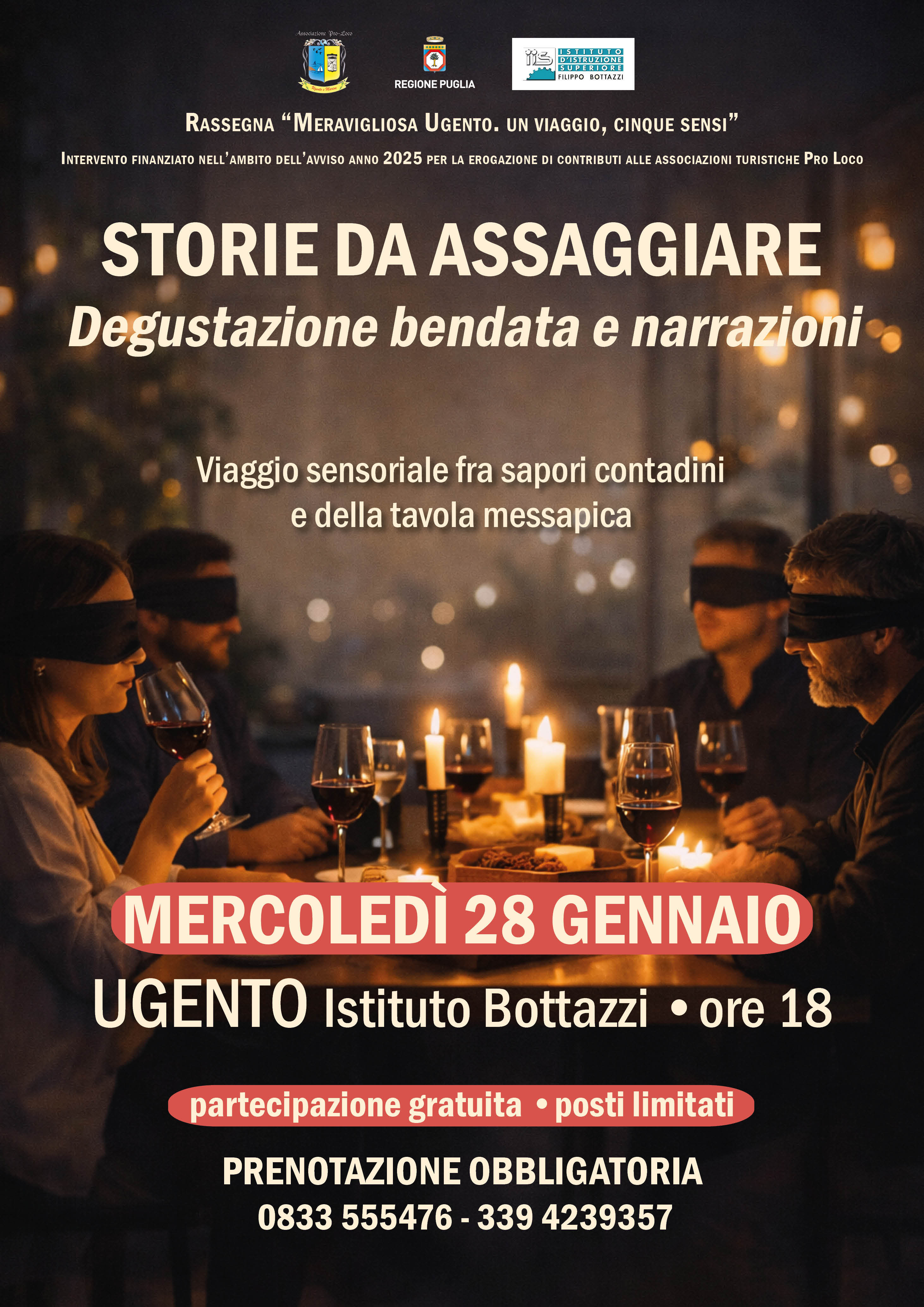 Storie da assaggiare - Degustazione bendata con narrazioni