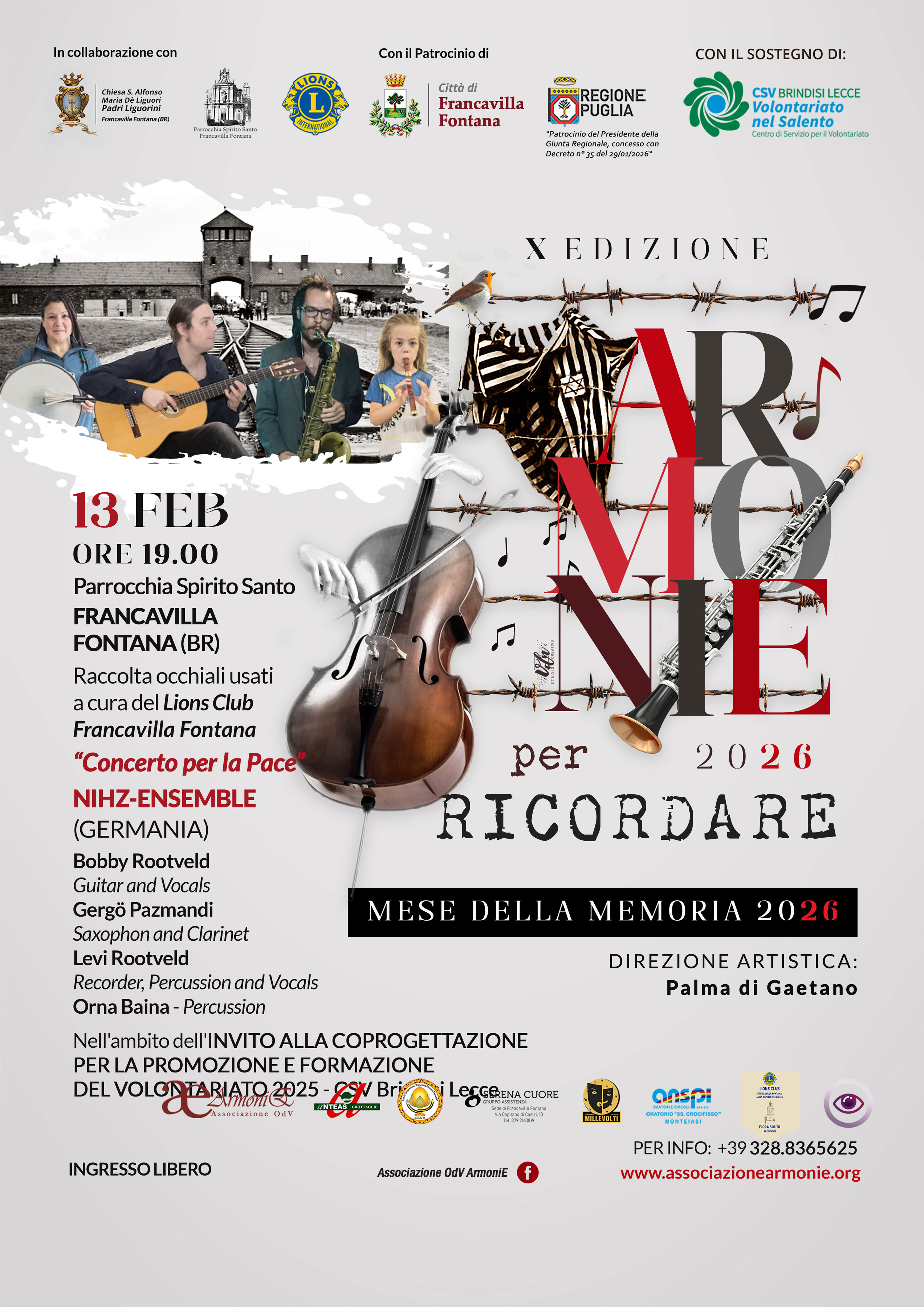 "Concerto per la Pace" - ArmoniE per Ricordare 10^ Edizione