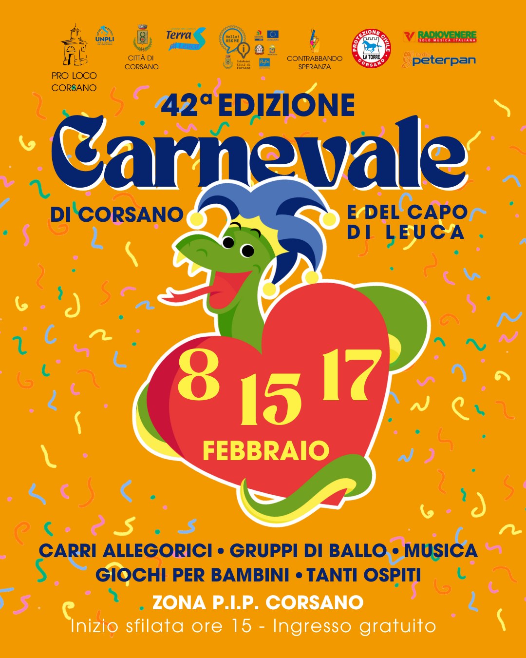 Carnevale di Corsano 2026 - 42^ Edizione