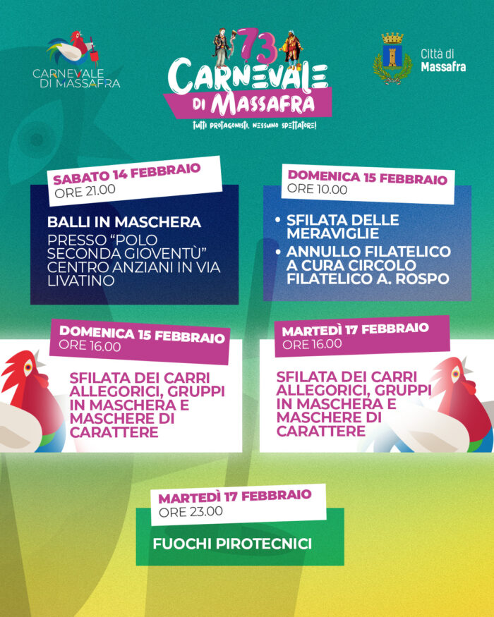 Carnevale di Massafra 2026 - 73^ Edizione