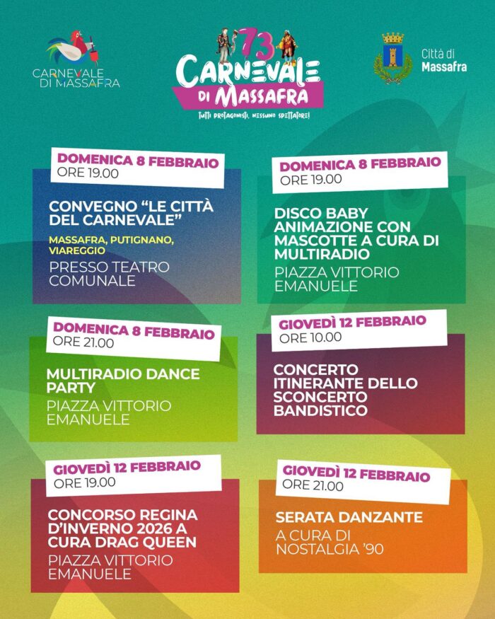 Carnevale di Massafra 2026 - 73^ Edizione