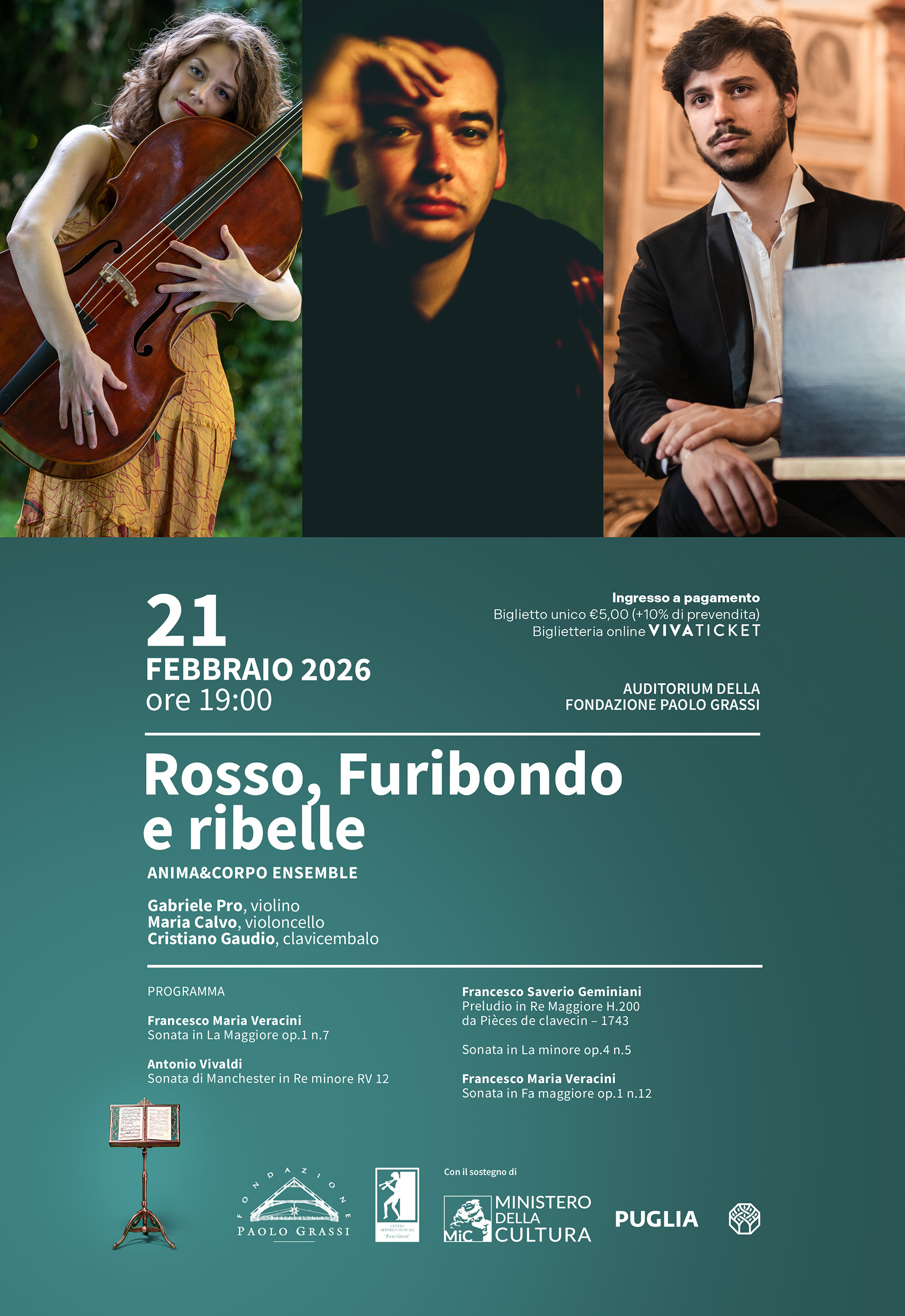 Concerto "Rosso, Furibondo e Ribelle"