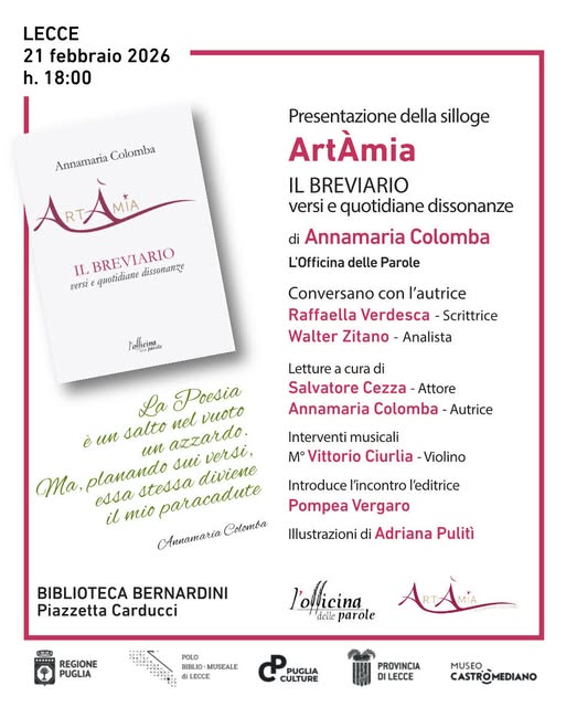 "ArtÀmia - IL BREVIARIO versi e quotidiane dissonanze"