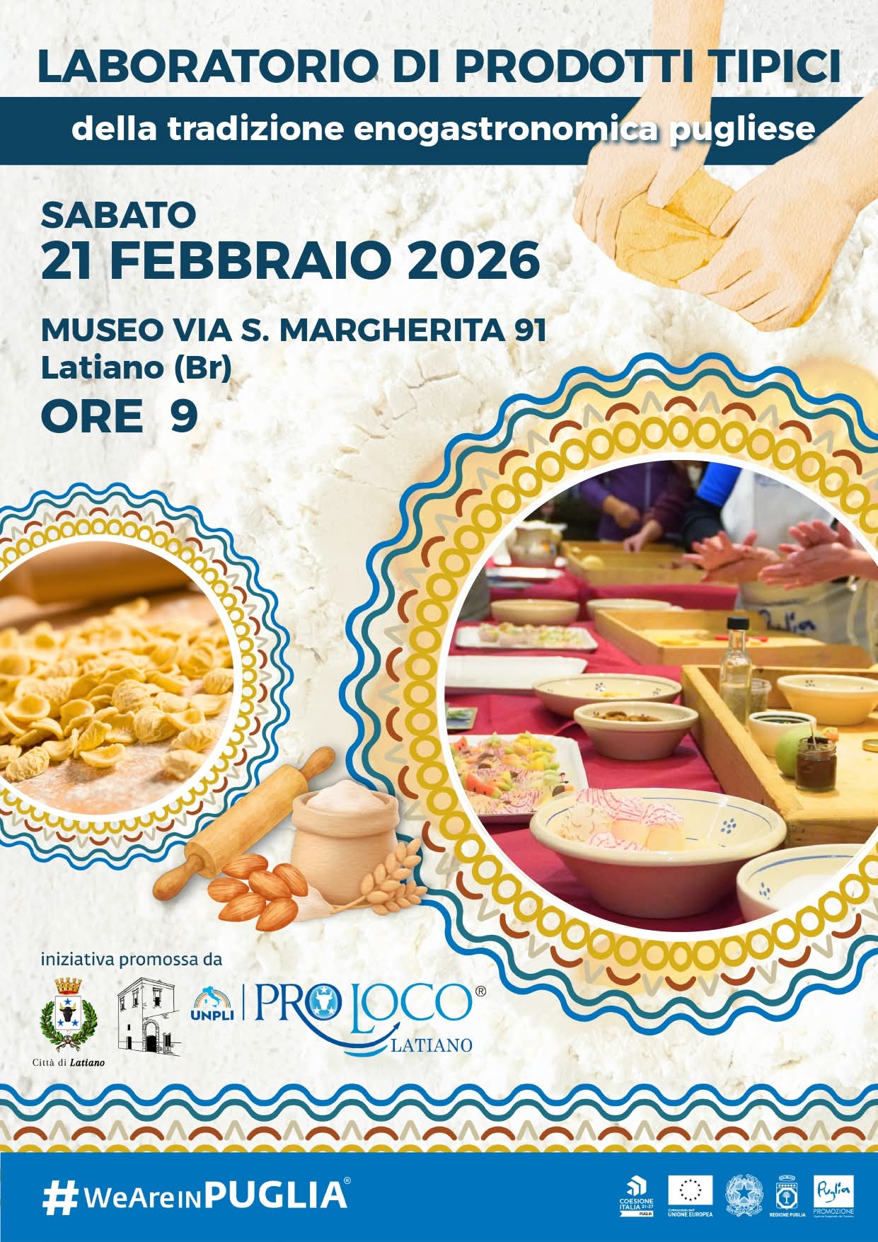 Laboratorio Enogastronomico di prodotti tipici pugliesi