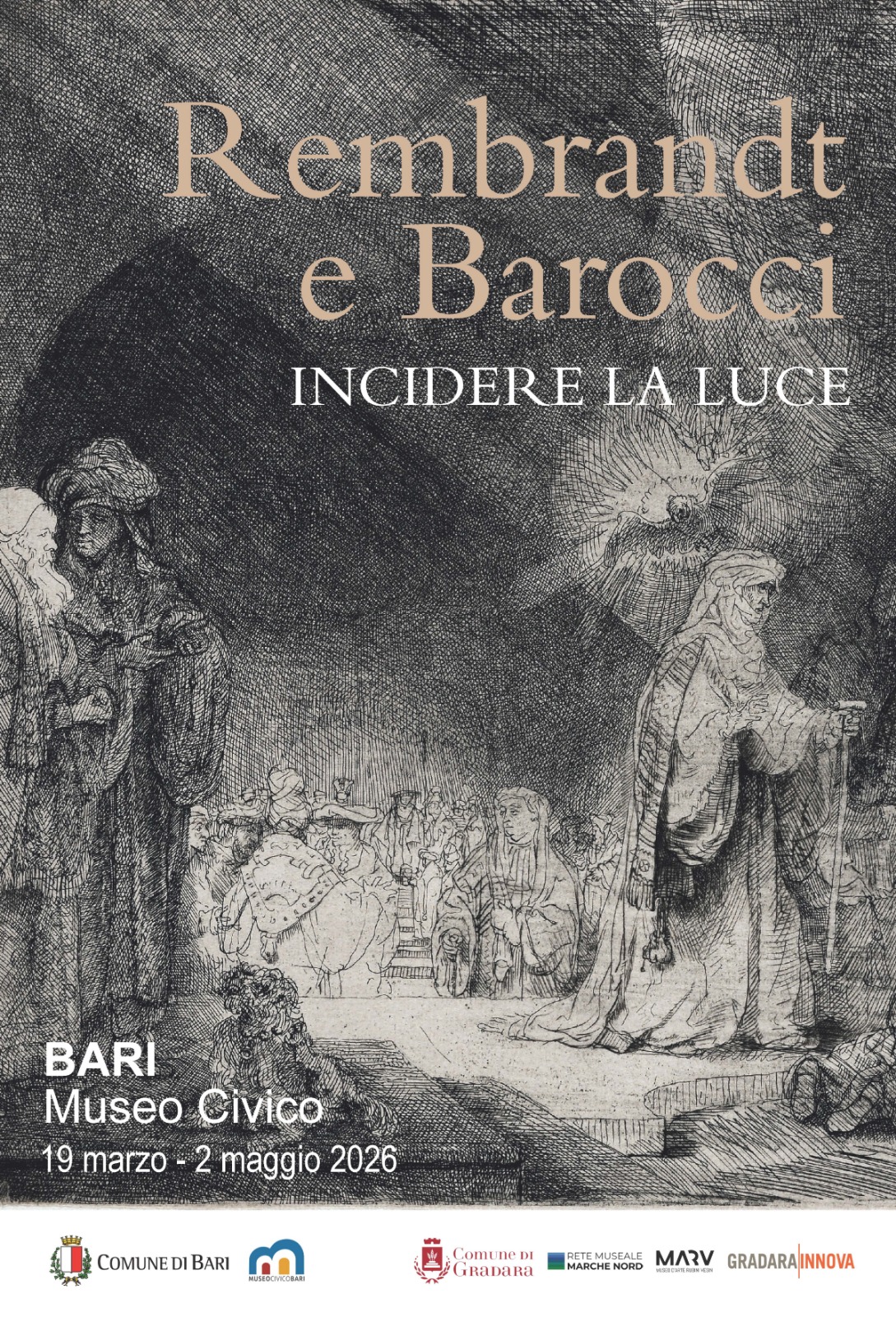Rembrandt e Barocci. Incidere la luce