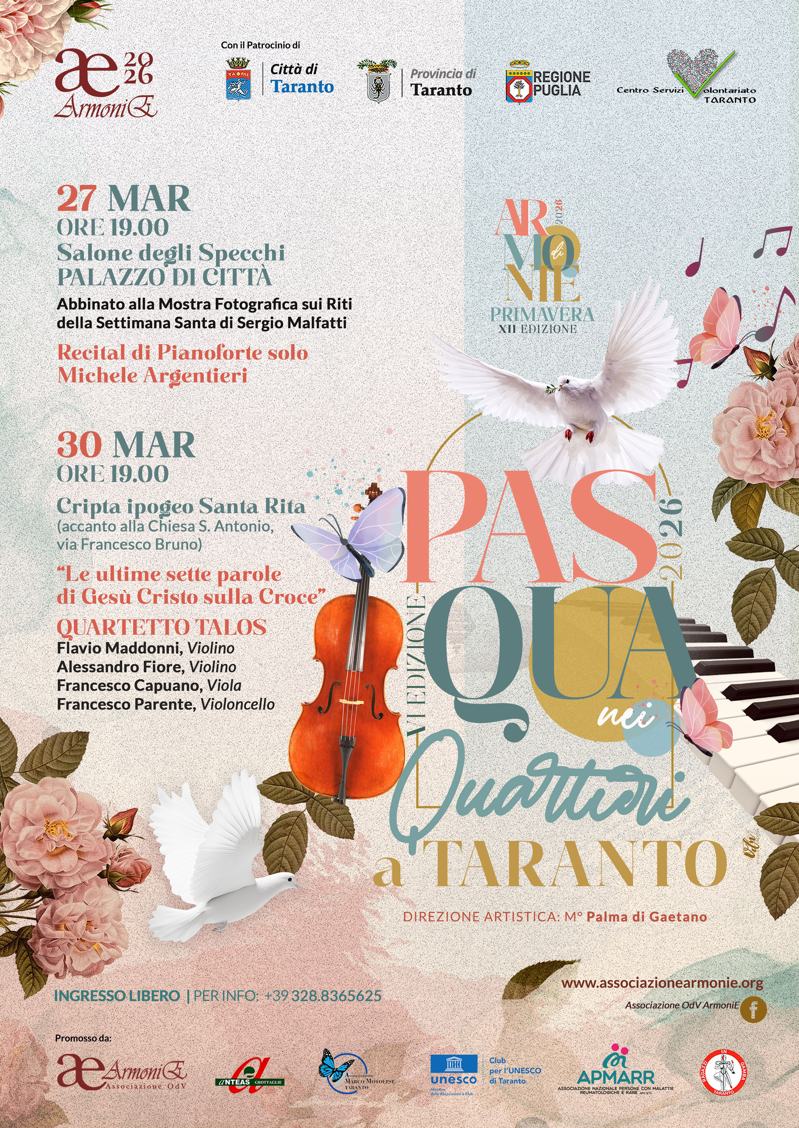Musica e Fotografia per Pasqua nei Quartieri 2026 - 6^ Edizione