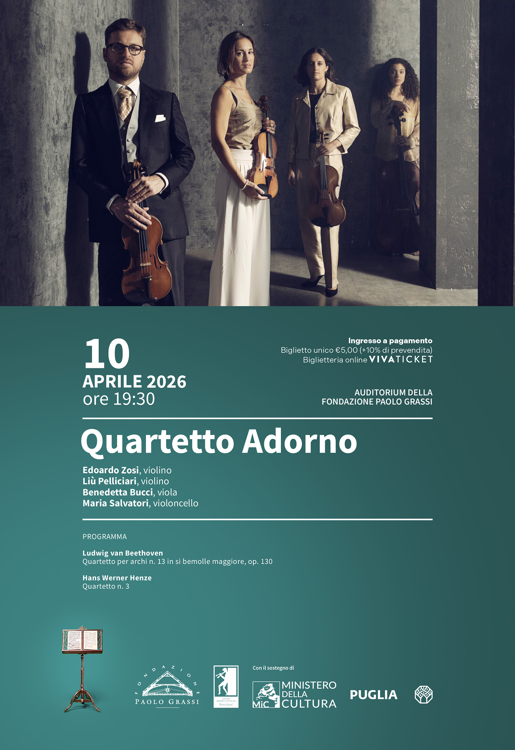 Concerto del Quartetto Adorno