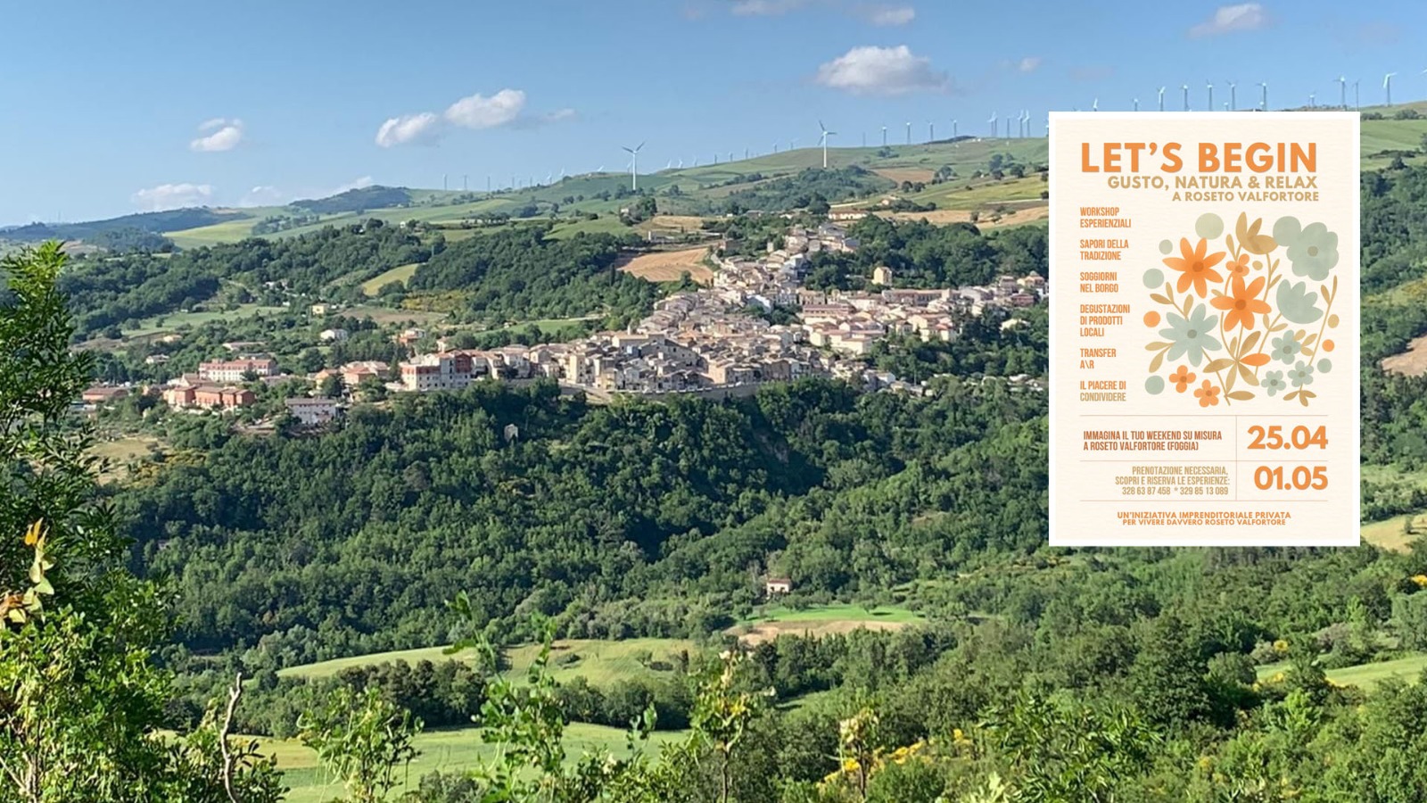"Let's Begin", il risveglio di un borgo che guarda avanti. Roseto Valfortore riparte
