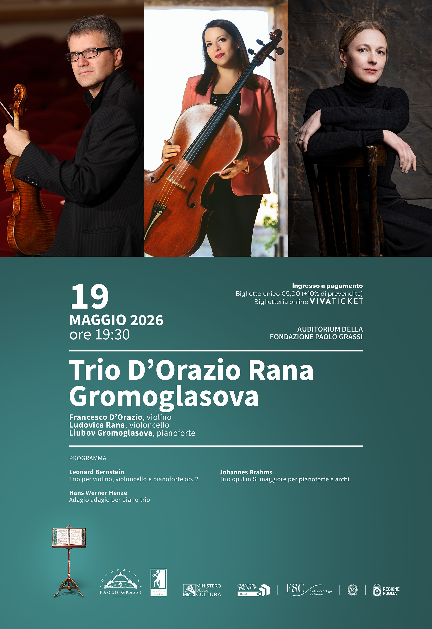 Concerto del Trio D'Orazio Rana Gromoglasova