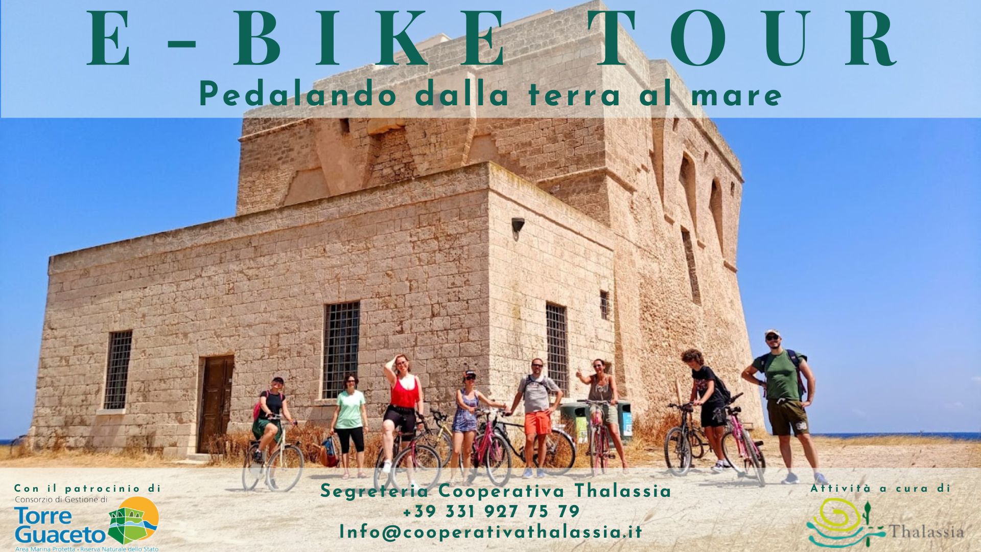 E-BIKE TOUR a TORRE GUACETO, pedalando dalla terra al mare