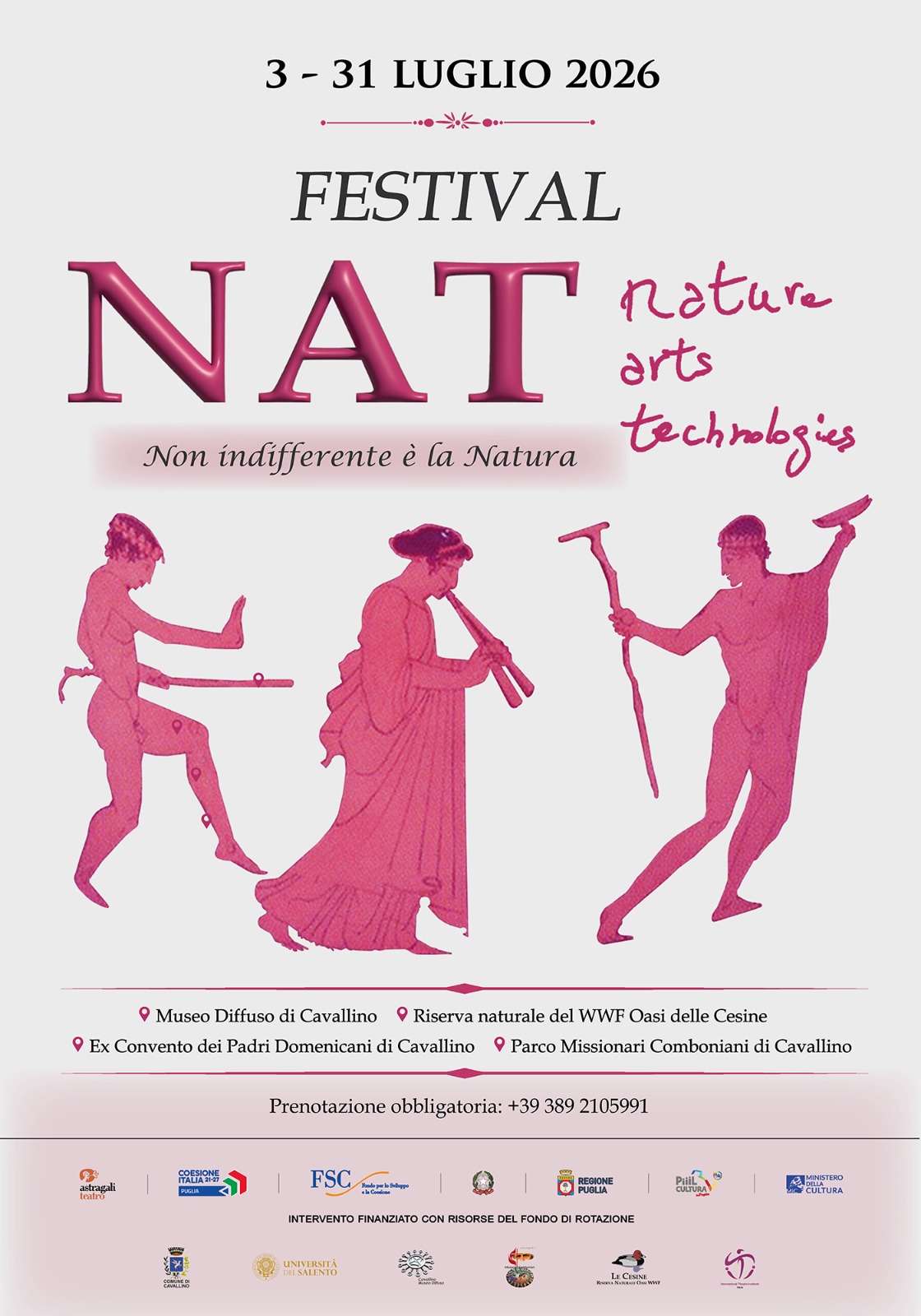"NAT- Nature Arts Technologies Festival", di Astràgali Teatro e dell'ITI Italia, unisce teatro e natura