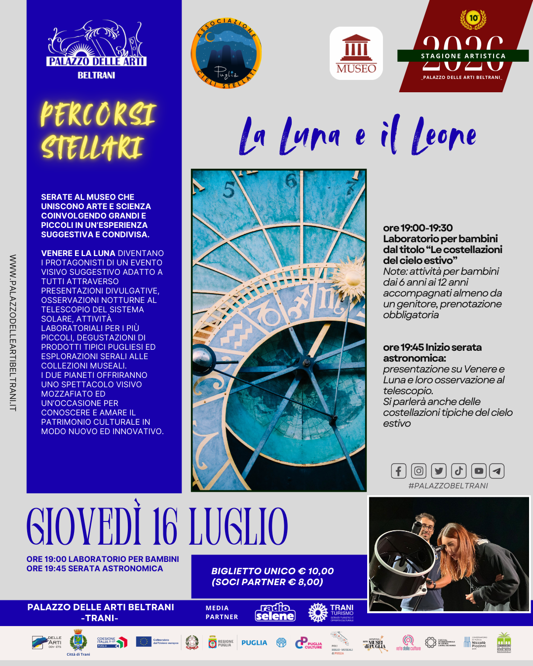 Percorsi stellari: La Luna e il Leone