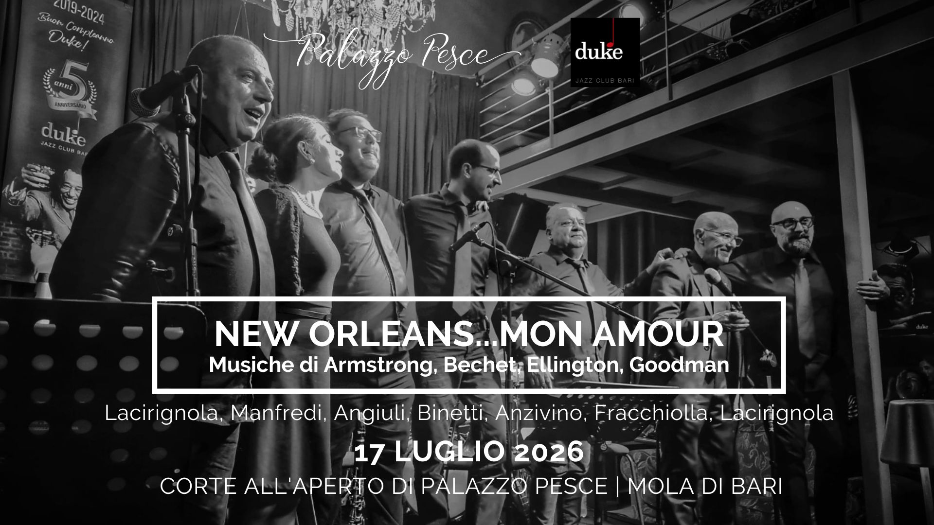 New Orleans .Mon Amour - Musiche di Armstrong, Bechet, Ellington, Goodman
