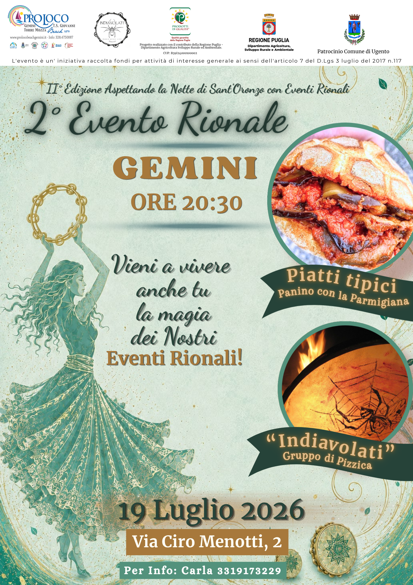 Aspettando la Notte di Sant'Oronzo - Eventi Rionali a Gemini