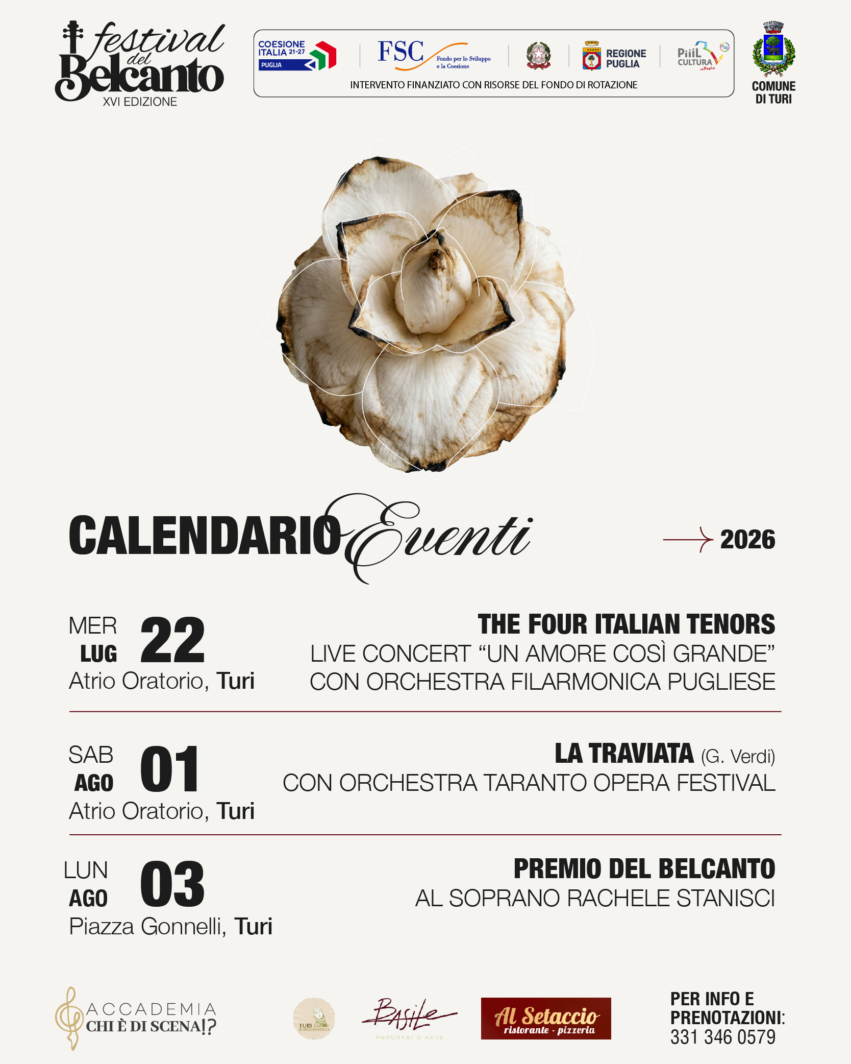 XVI edizione Festival del Belcanto e delle arti